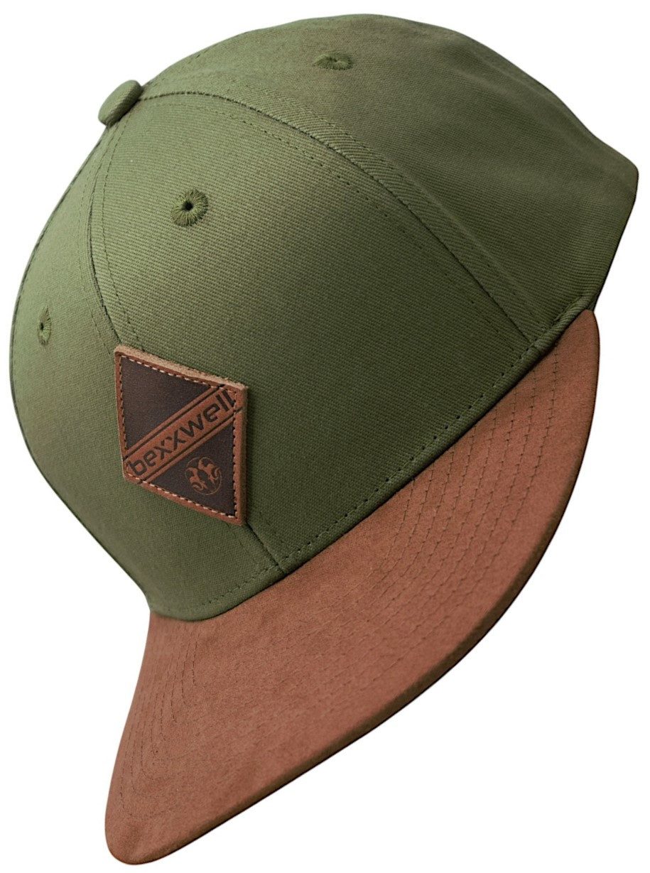 Bexxwell Snapback Cap für Kinder mit Lederpatch (optimale Passform, Unisex)