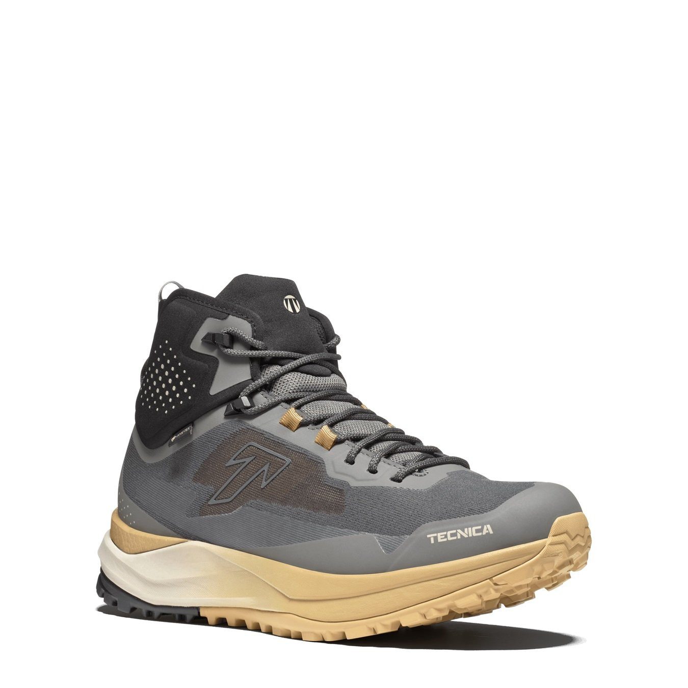 TECNICA Spark S Mid GTX (Fast-Hiking, wasserdicht) graphitegrau/beige Herren Wanderschuh