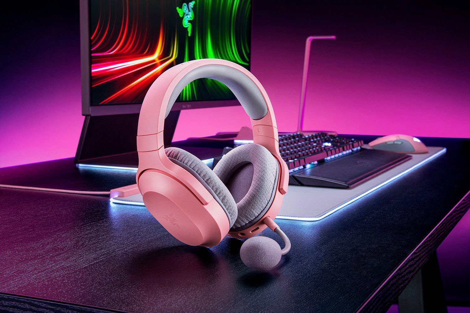 RAZER Barracuda X Kopfhörer (Freisprechfunktion, Mikrofon abnehmbar, Rauschunterdrückung, integrierte Steuerung für Anrufe und Musik, Bluetooth)