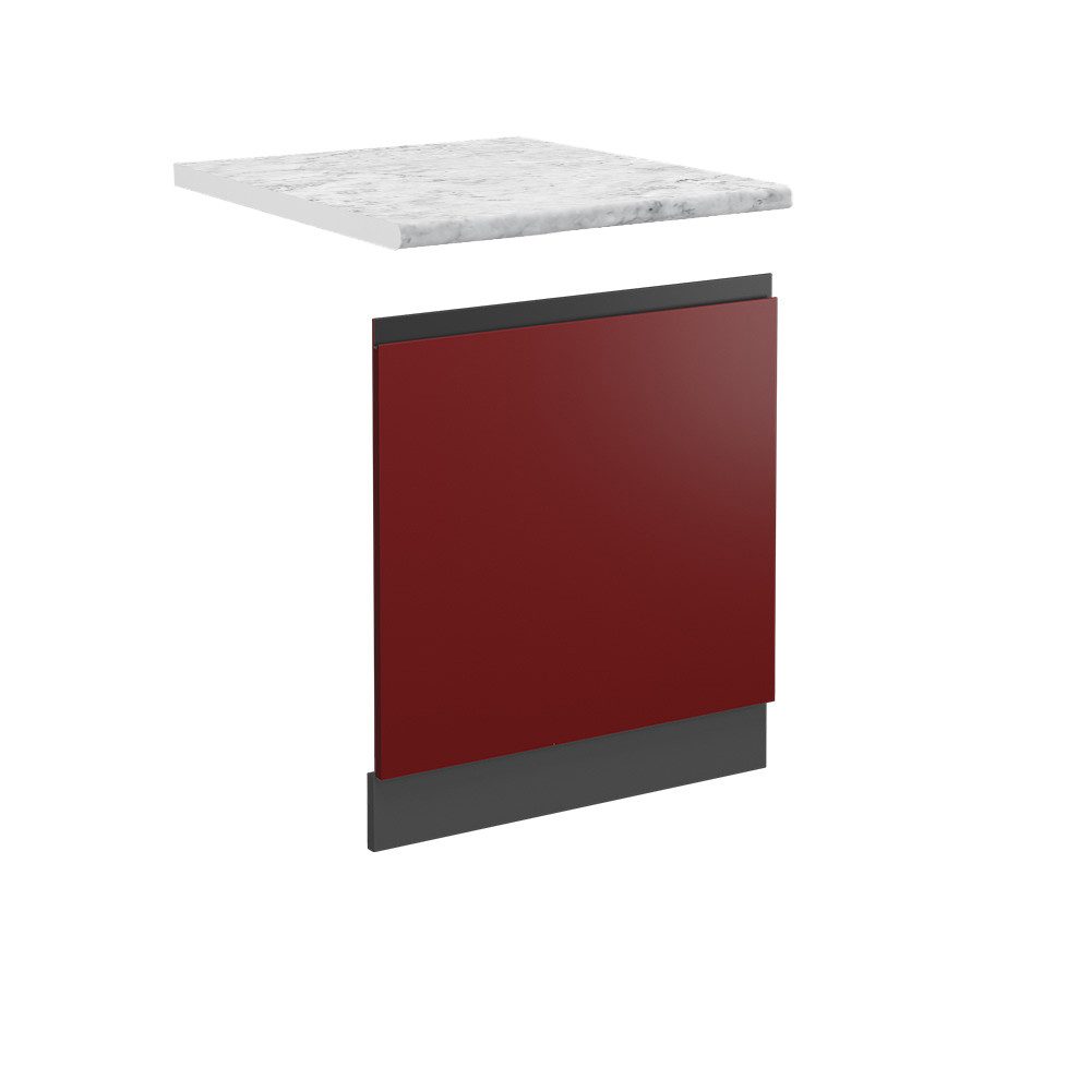 Vicco Frontblende R-Line, Rot/Anthrazit, AP Marmor (1 St)