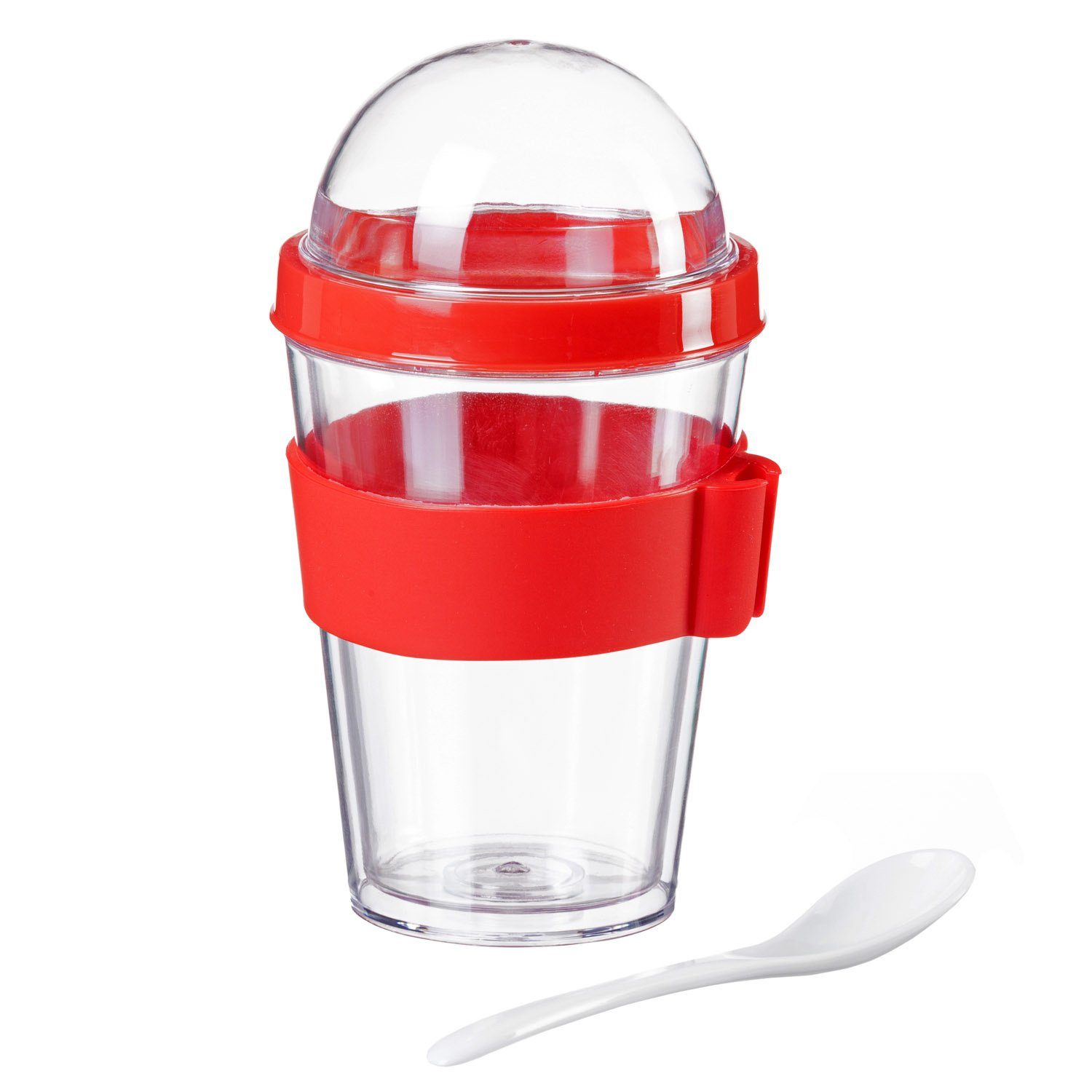 Goods+Gadgets Becher GOODS+GADGETS Müsli To Go Behälter - Doppelwandiger Joghurtbecher, Müslibecher Müslischale