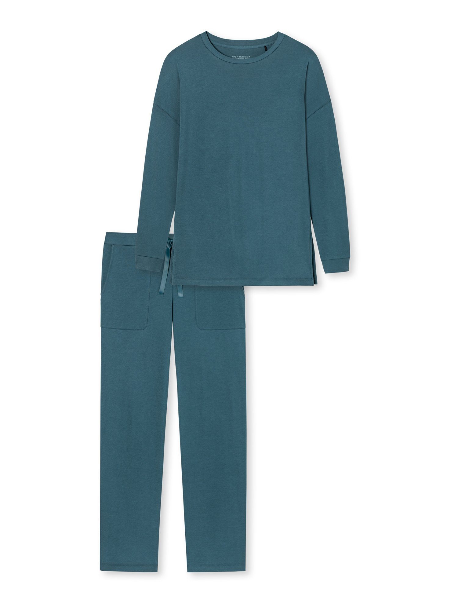 Schiesser Pyjama Modern Nightwear Blau