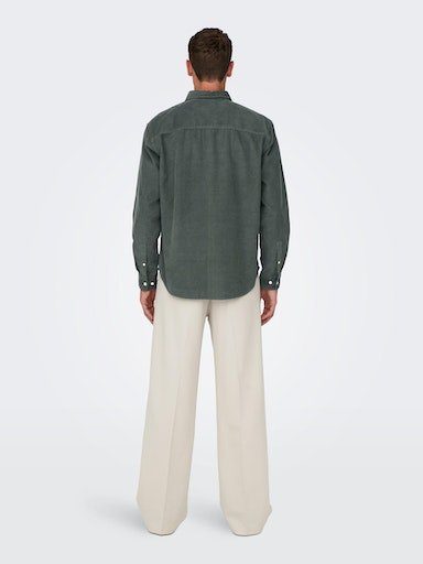 ONLY & SONS Langarmhemd OS ONSALP RLX 2PKT WASHD COR