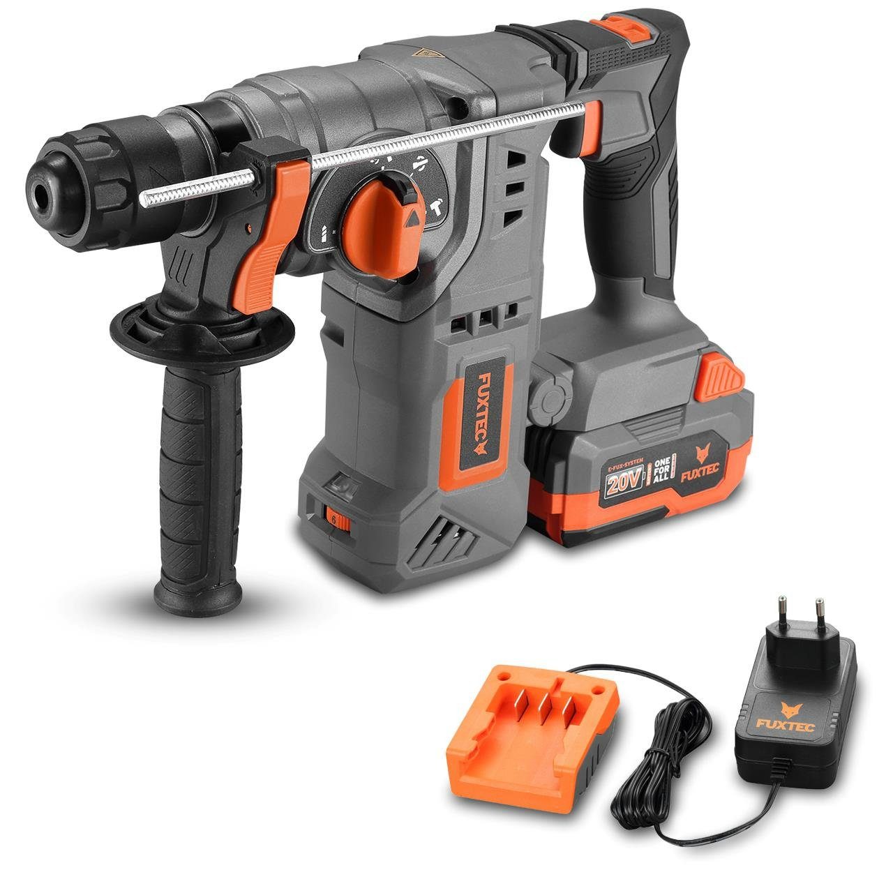 FUXTEC Akku-Bohrhammer FX-E1RH20-SET, 20 V