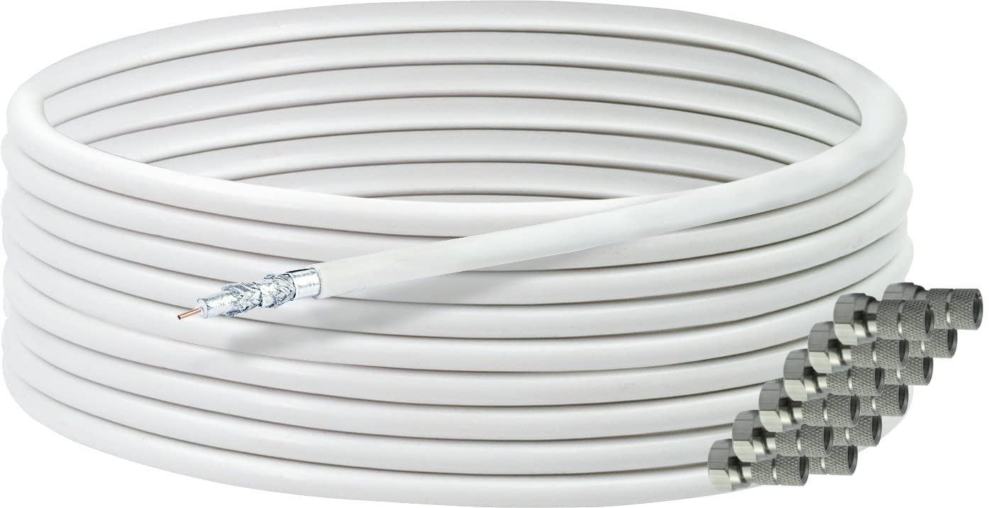 Schwaiger 719581 SAT-Kabel, F-Stecker, (2500 cm)