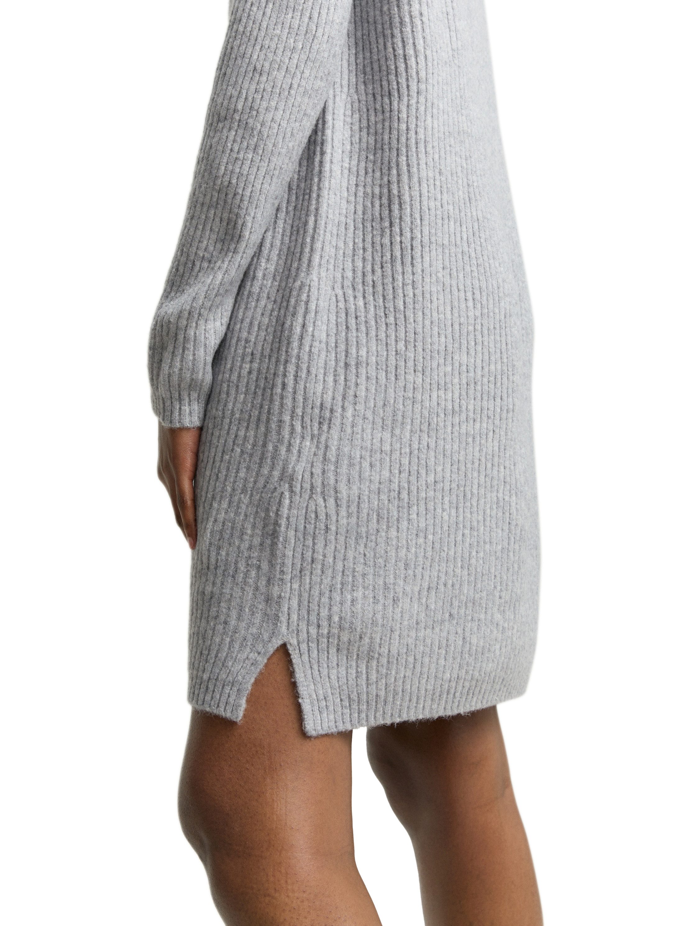 TOM TAILOR Denim Strickkleid mit Stehkragen