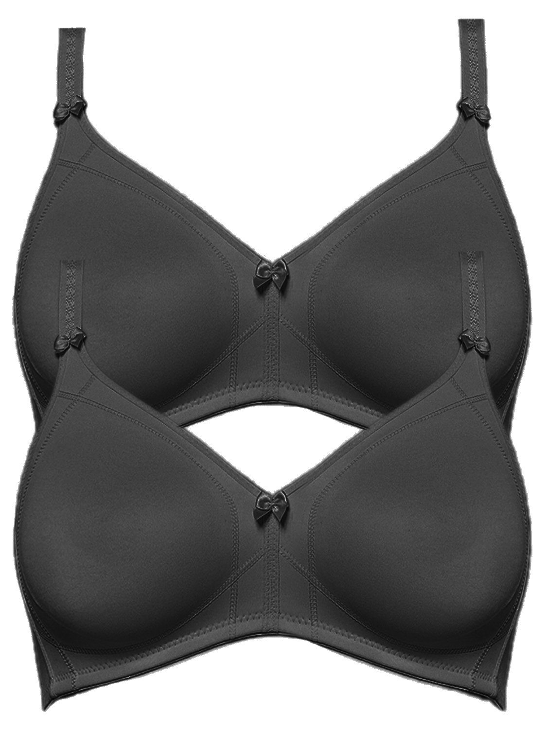 Set: Soft-BH 2er Pack BH ohne Bügel Topsy