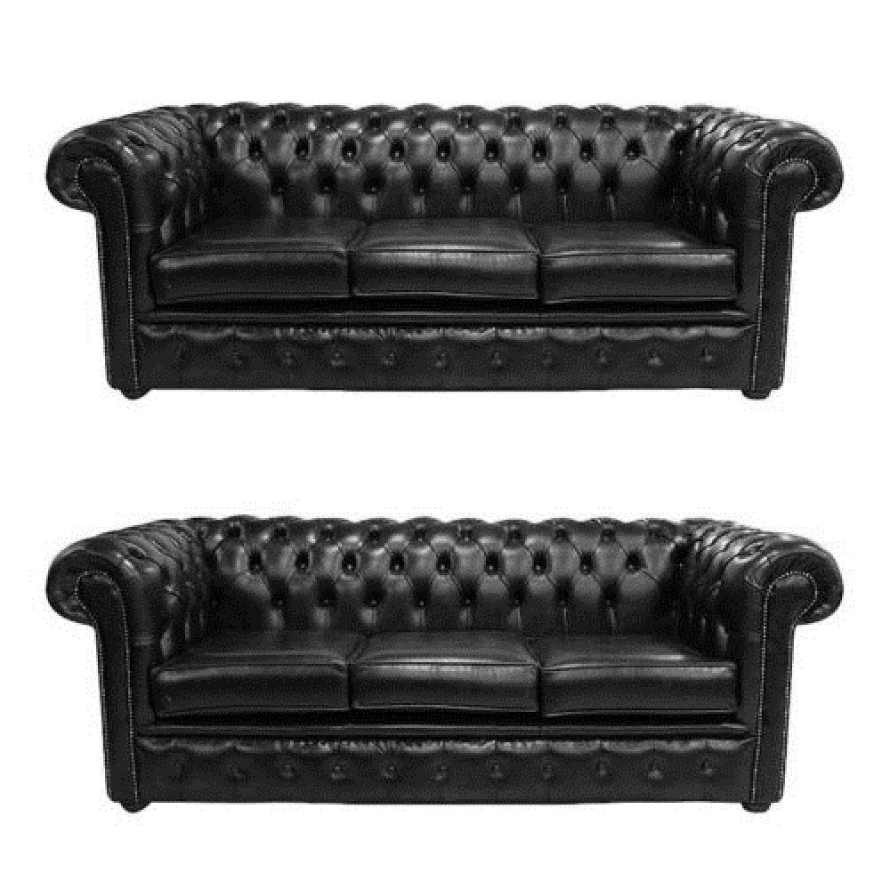 Sofa in Sitz Sofa Polster Garnitur, Luxus JVmoebel Europe Made Chesterfield Couch Design