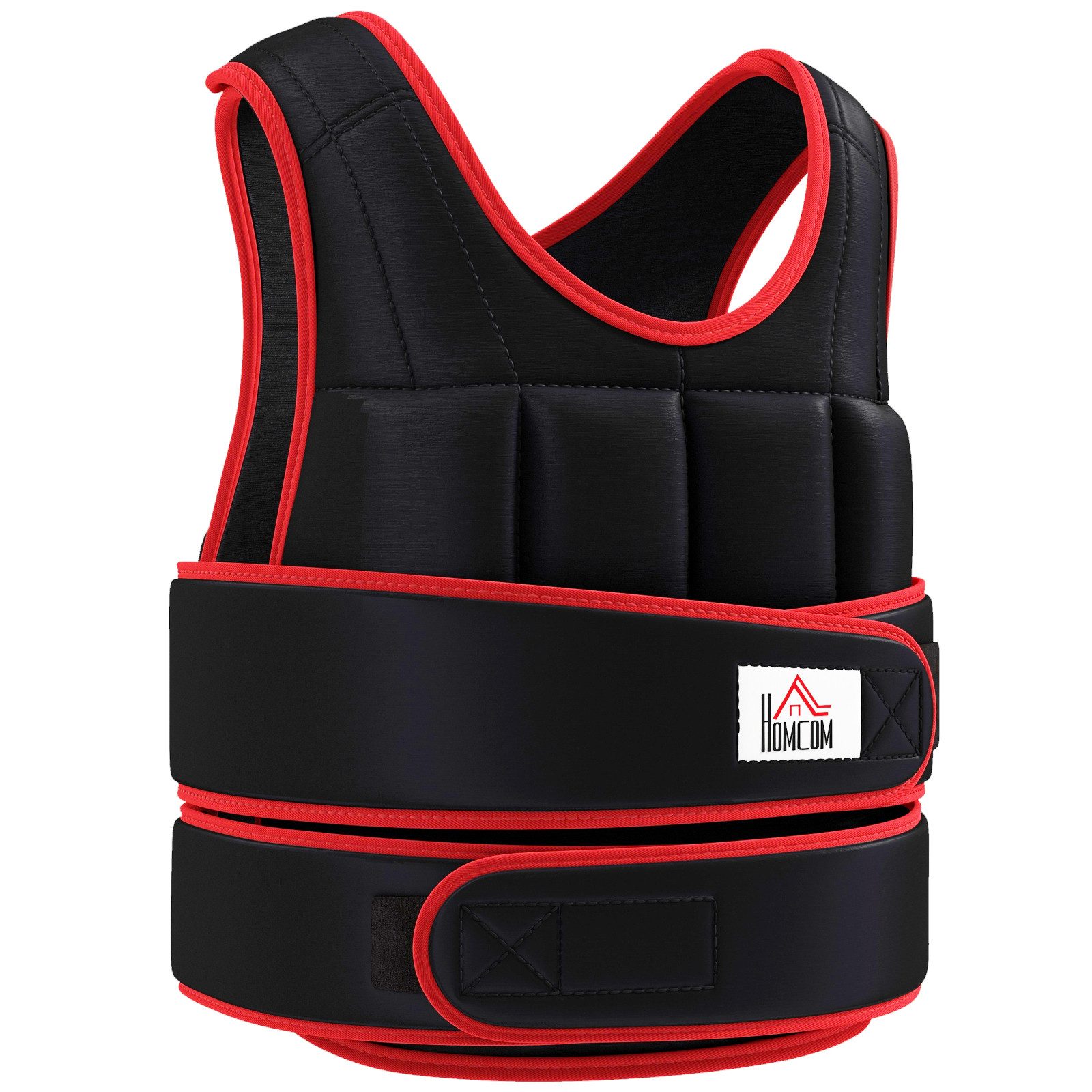FANNOU Gewichtsweste Trainingsweste mit doppelten Gurten, 20kg, verstellbar Krafttraining Fitness Oxford Metall-Sand