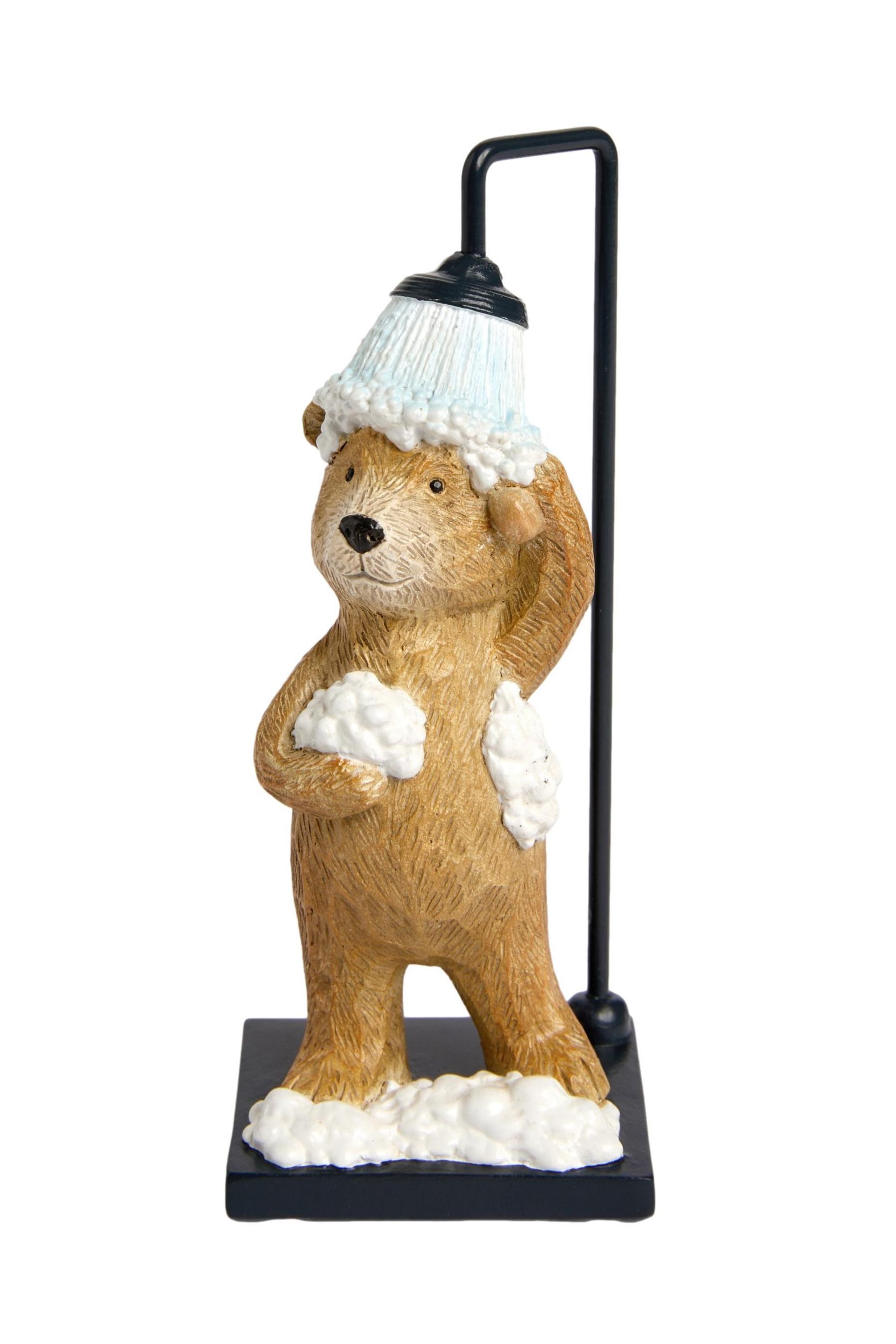 Dekofigur Bertie Bear Badezimmer-Deko für die Dusche