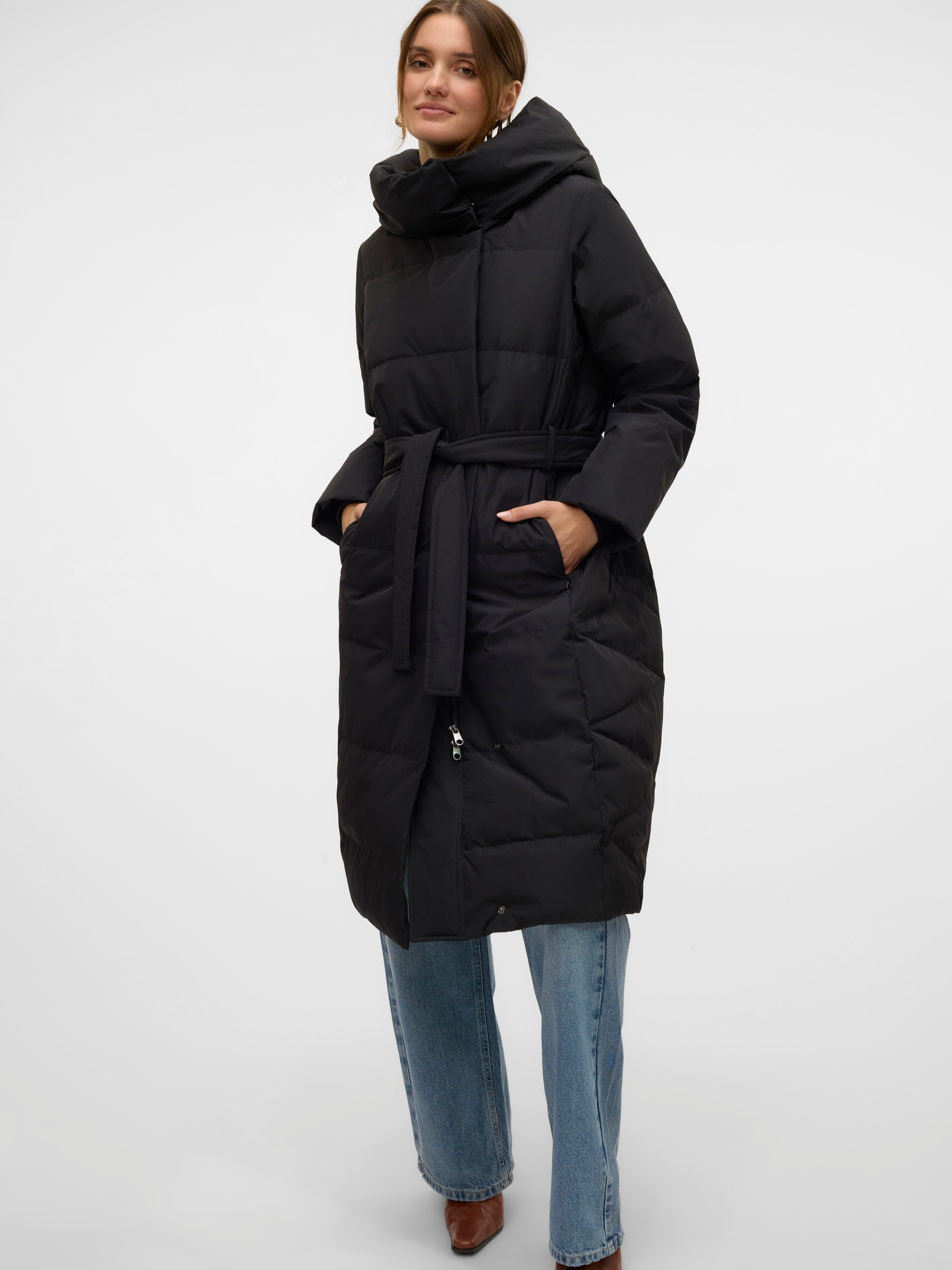 Vero Moda Steppmantel VMLEONIE LONG DOWN COAT GA NOOS günstig online kaufen