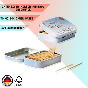 Wunder Zahnstocher Mundpflegecenter Wunder Zahnstocher mit Geschmack - 3er Bundle Kirsch Menthol