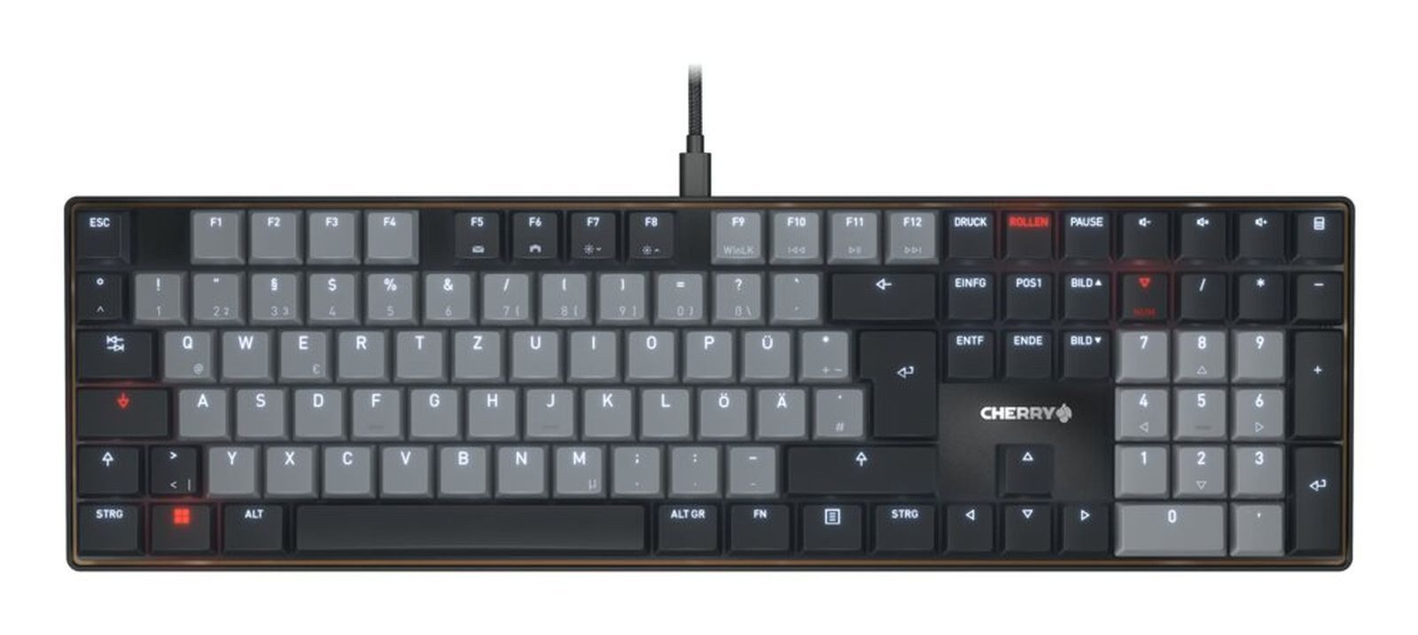 Cherry KC 500 MX LP - Tastatur - 100% - full Tastatur