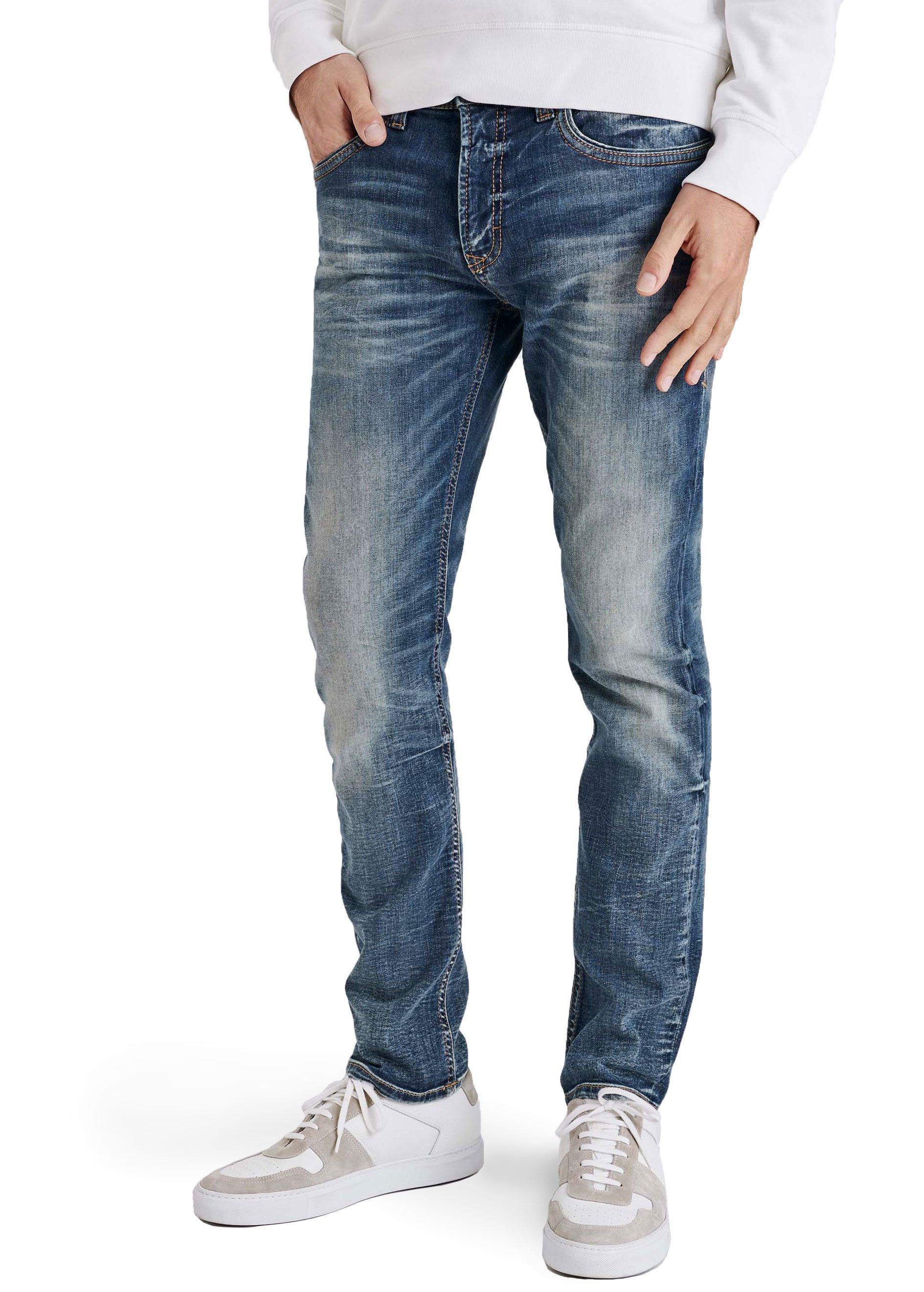 MAC 5-Pocket-Jeans Arne Pipe 1973L Workout Denimflexx H466 Original Blue Extrem Wash | Stretchjeans