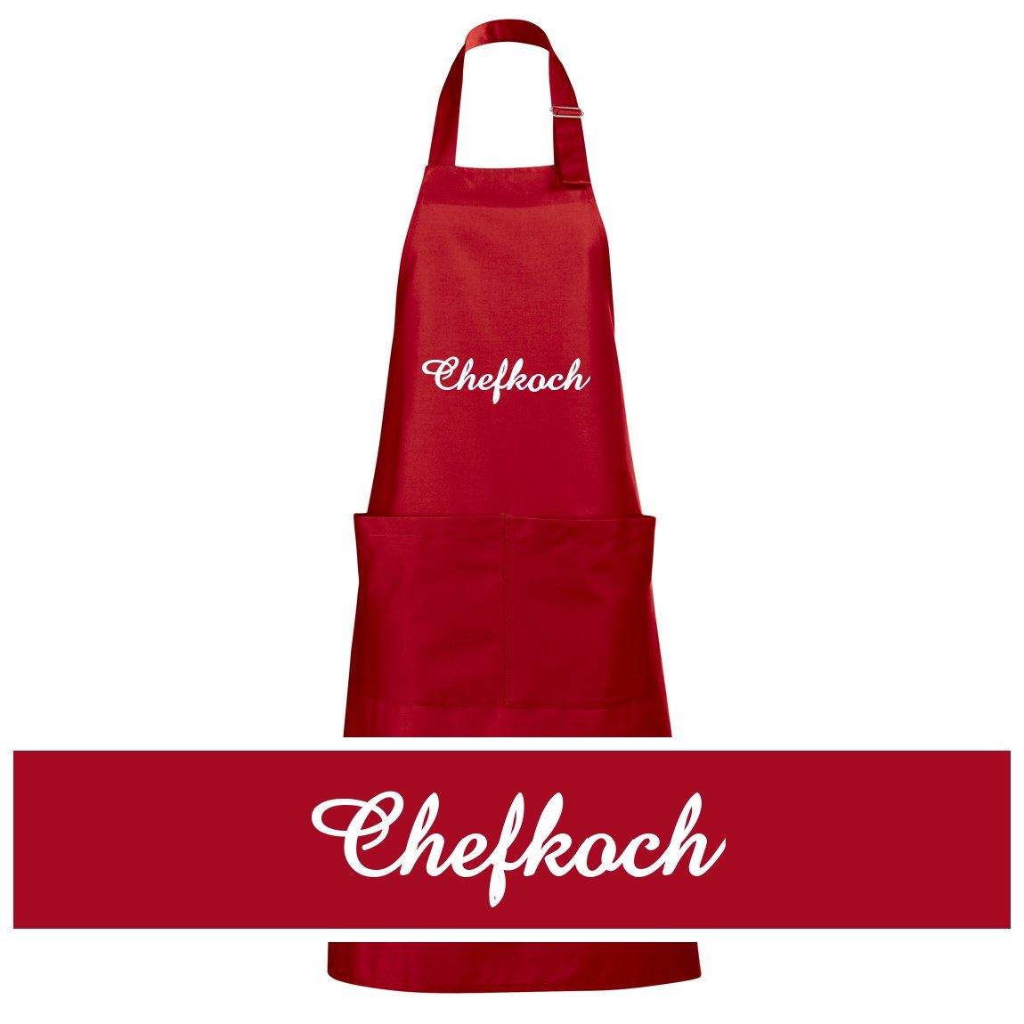 Schnoschi Kochschürze Hochwertige Küchenschürze mit Chefkoch günstig online kaufen