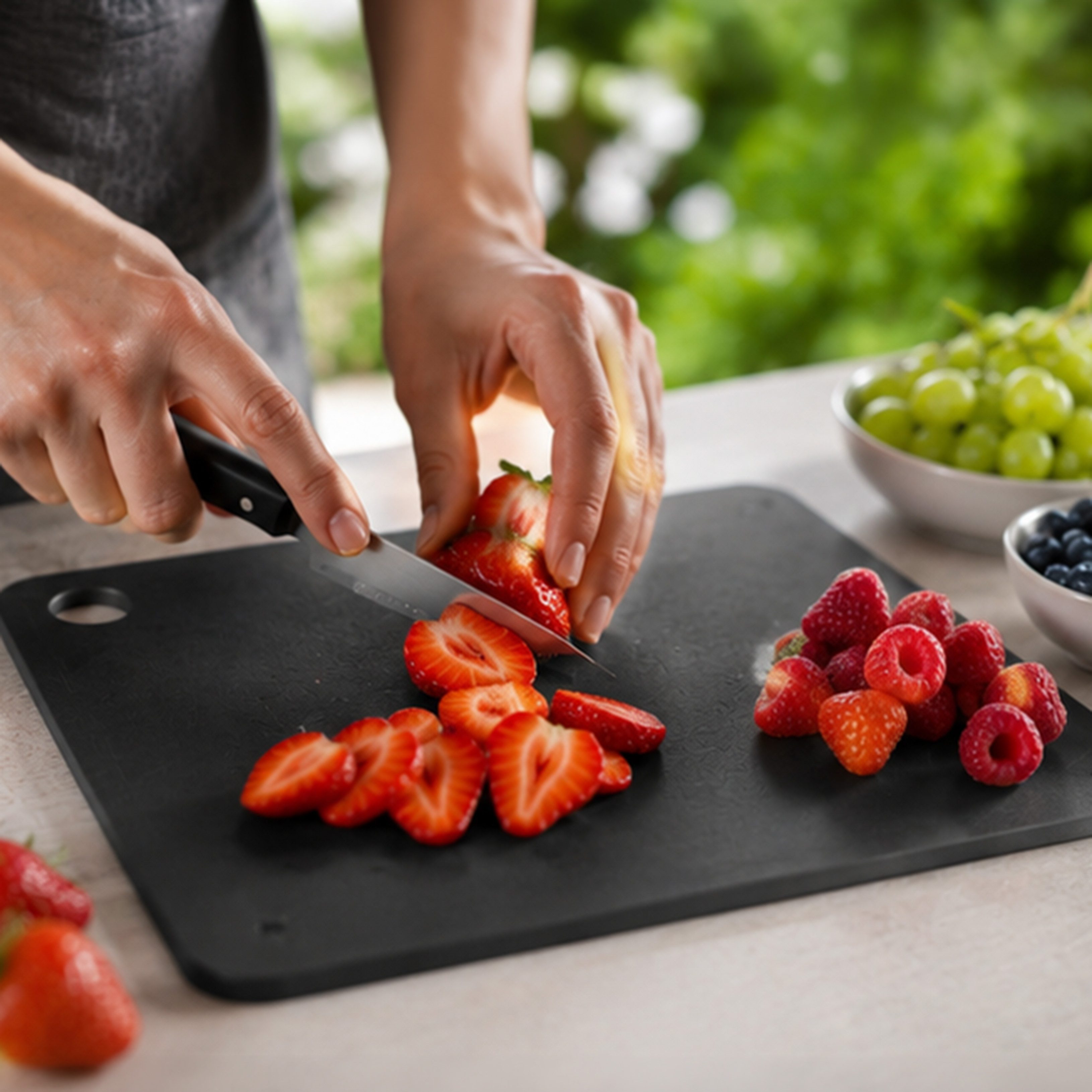 JADE Schneidebrett JADE Schneidebrett "Gourmet Kitchen" aus Zellulose-Laminat
