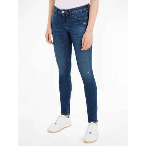 Tommy Jeans Skinny-fit-Jeans LW SKN AH2236 mit Tommy Jeans Markenlabel & Badge