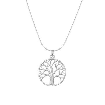 ALEXANDER YORK Schmuckset TREE OF LIFE BAUM DES LEBENS, 6-tlg. (Kette mit Anhänger, Ohrstecker), 925 Sterling Silber