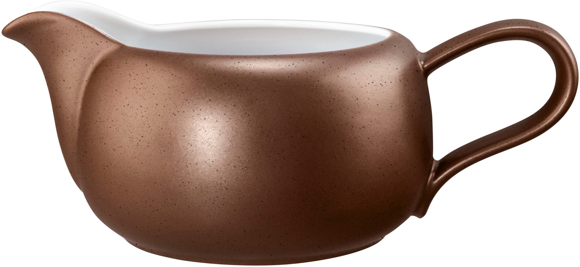 Seltmann Weiden Sauciere Liberty Bronze, Porzellan, (1-tlg), Soßenschale, Kännchen