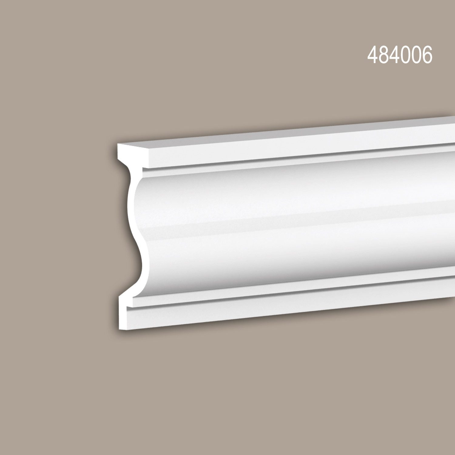 Profhome Zierleiste 484006 Gewände Fassadenprofil Stuckleiste Fassadenelement 2 m, kleben, Polyurethan Hartschaum, 1-St., 1 x Stuckleiste, Gewände Fassadenleiste Stuckleiste Außenstuck Profilleiste 2 Meter