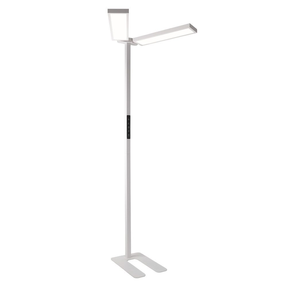 LUXULA LED Stehlampe LED Büro-Stehleuchte DUO, Up/Down, 120W, 8500 lm, 4000 K (neutralweiß), Neutralweiß