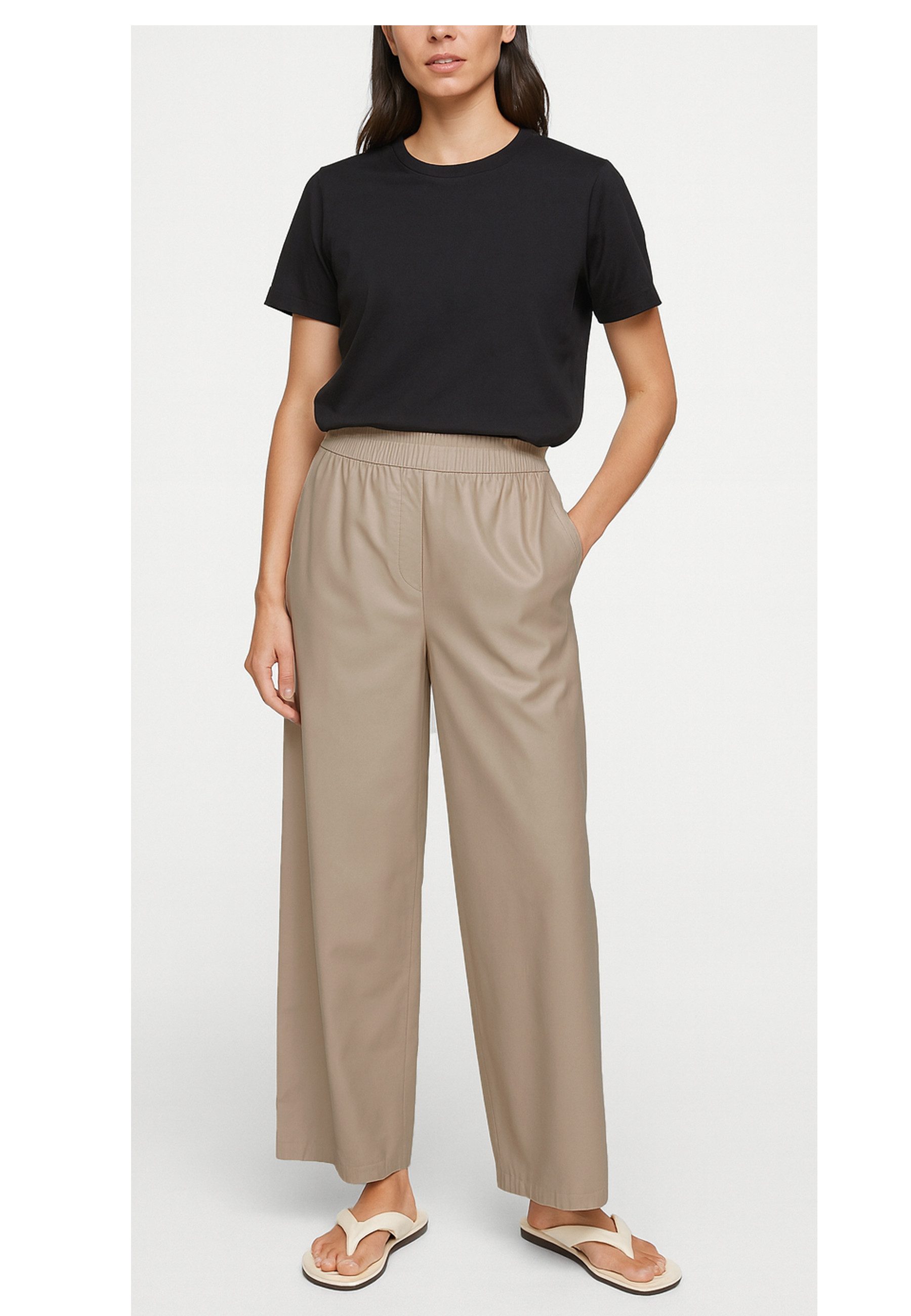 Raffaello Rossi Stoffhose Raffaello Rossi Hose Yella 7/8 Lederimitat (1-tlg günstig online kaufen