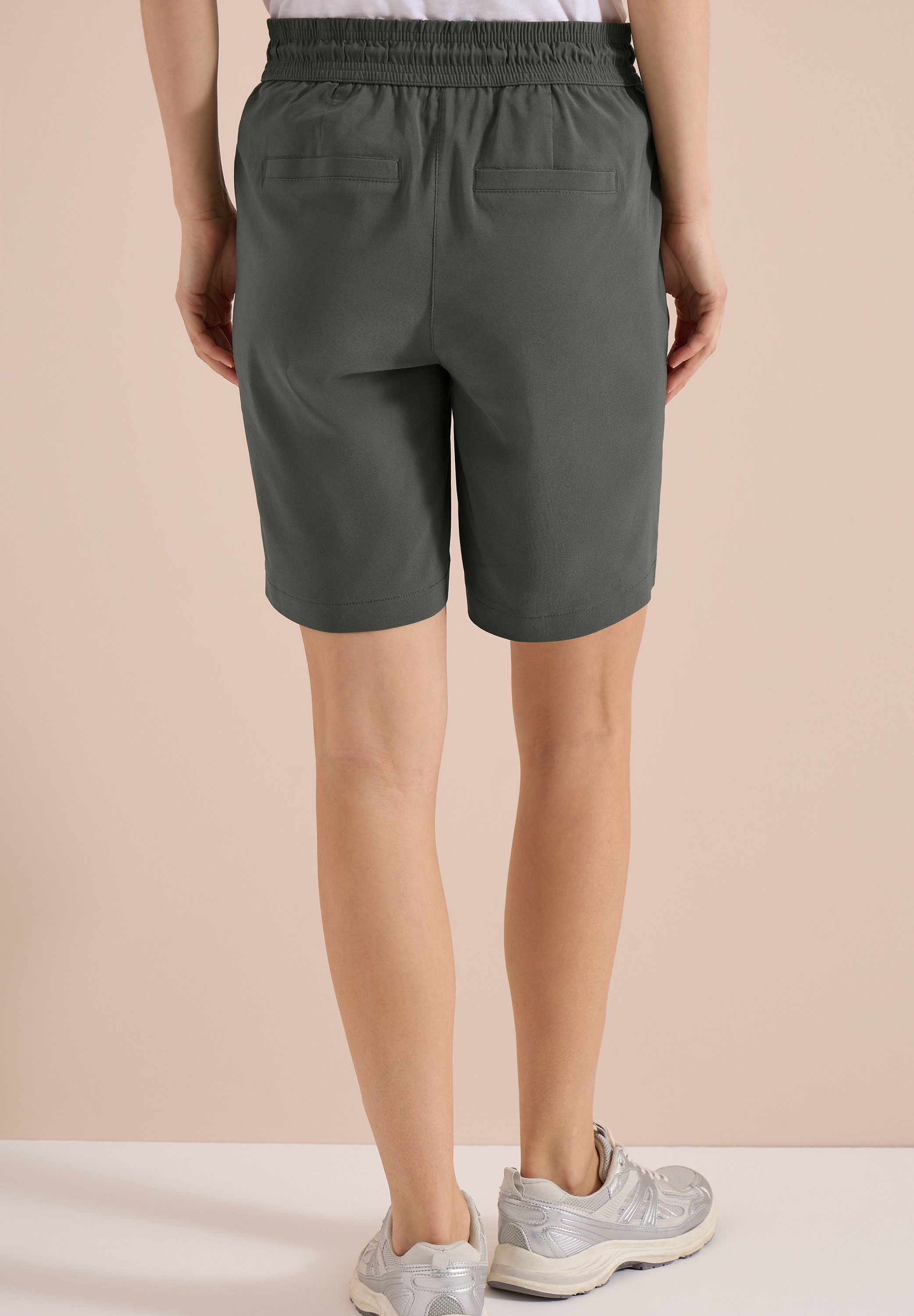 CECIL Shorts Style Chelsea Sommer-Shorts mit elatsichem Bund und Tunnelzug