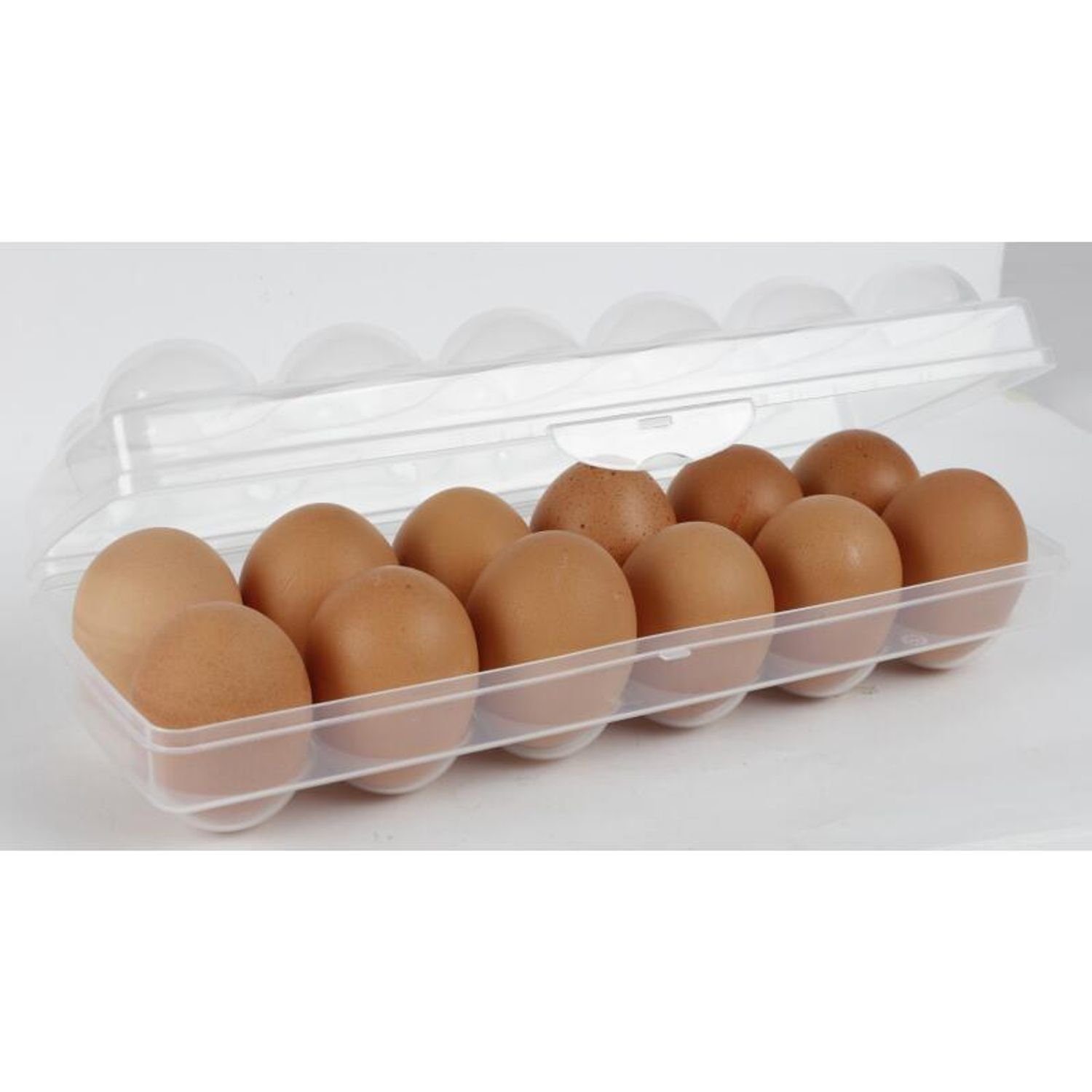 Koopman Vorratsdose 15 aufbewahren Kunststoff Hühnereier Set Eier D, Eierdosen je mit für Stück Box 12