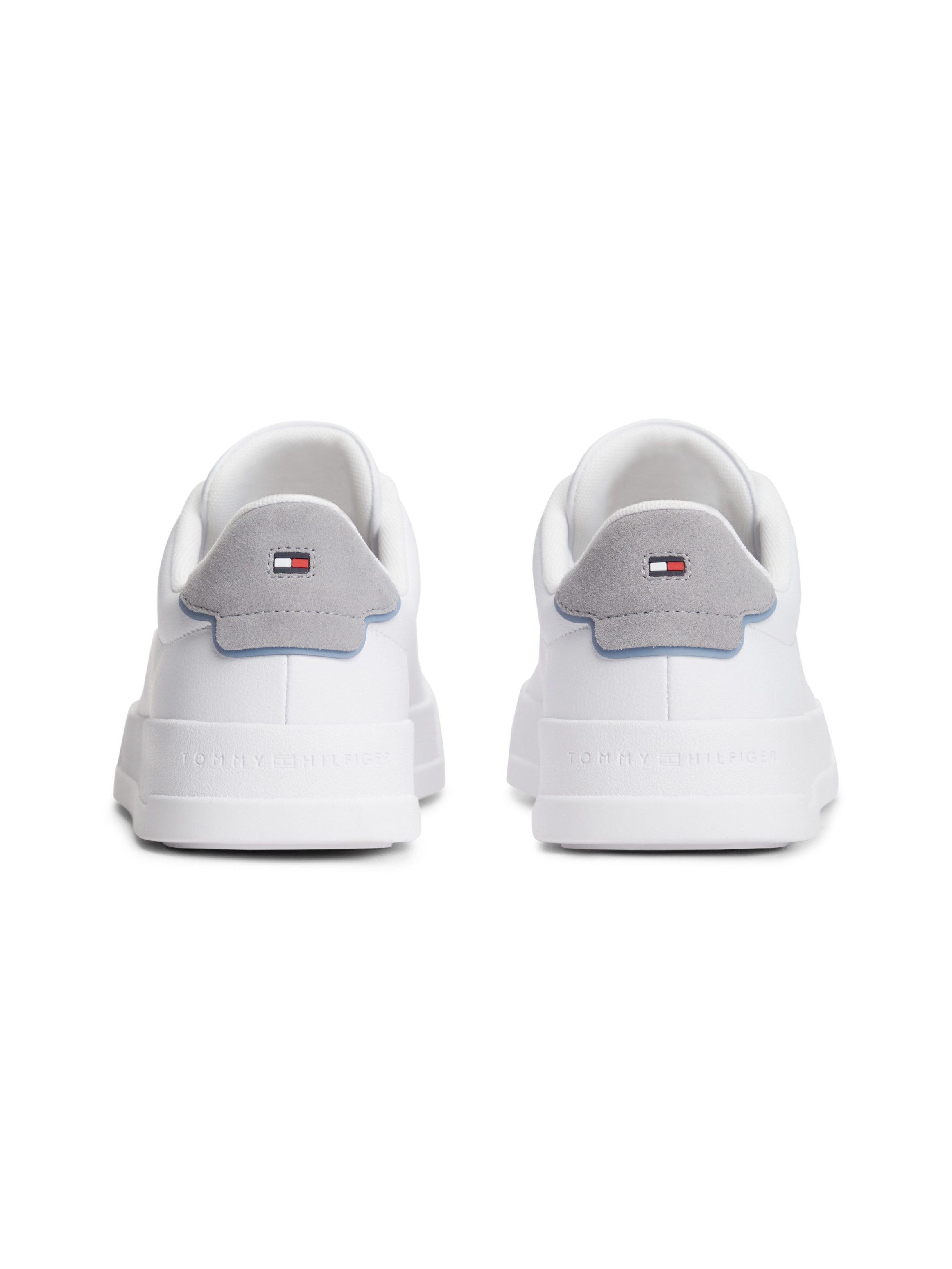 Tommy Hilfiger TH COURT LTH DETAIL ESS Sneaker Freizeitschuh, Halbschuh, Schnürer mit Logoschriftzügen