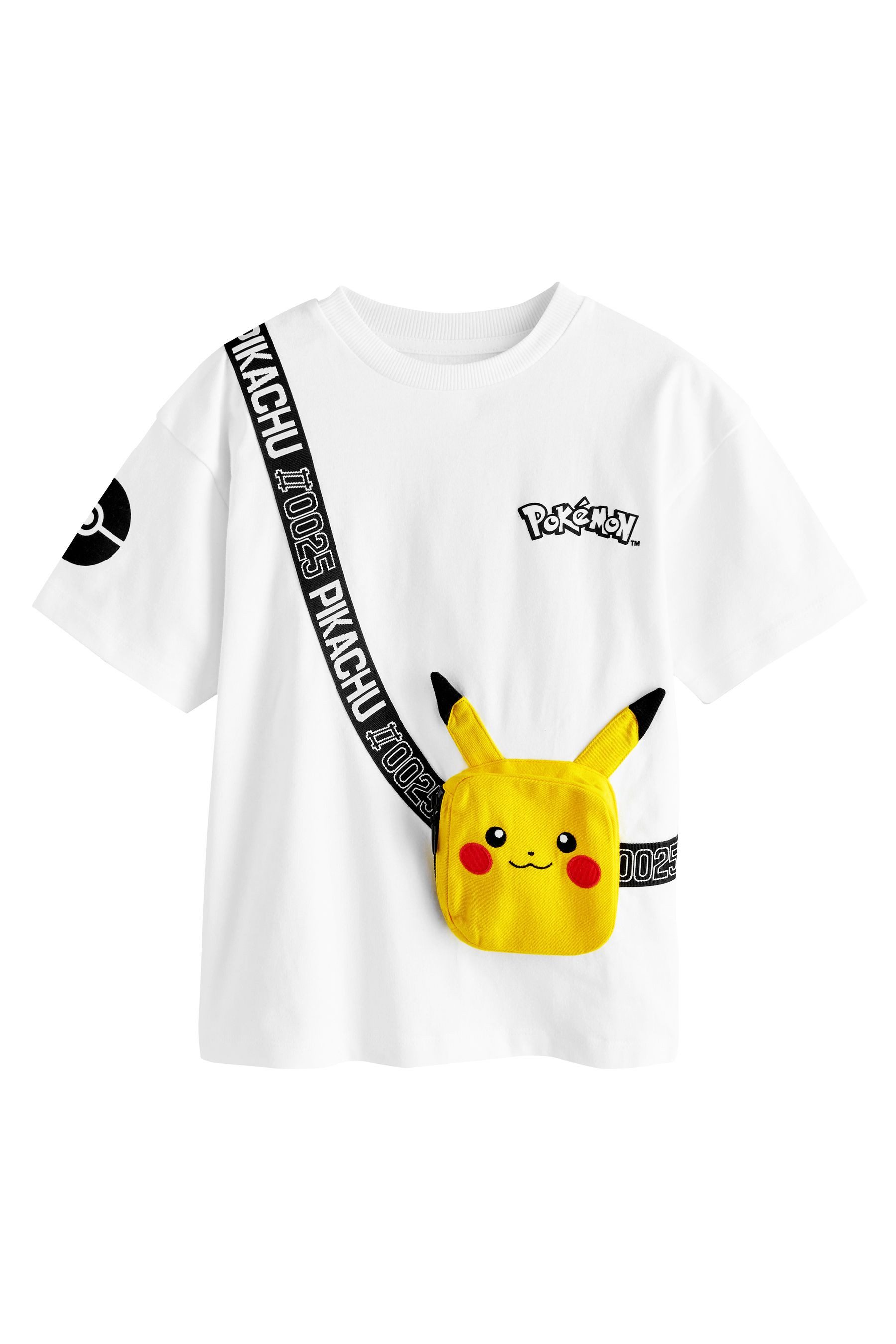 T-Shirt Kurzarm-T-Shirt mit Tasche, Pokemon