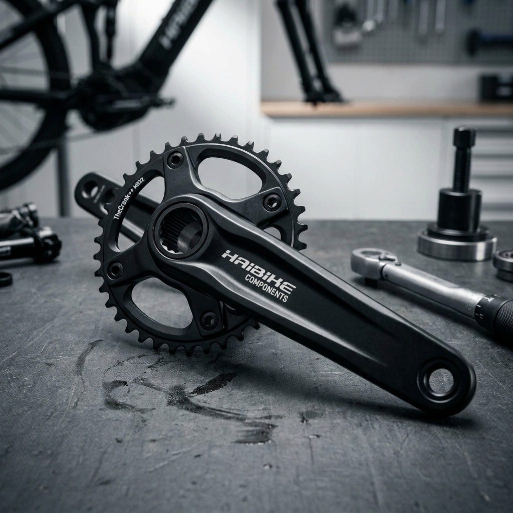 Haibike Fahrradkurbel Kurbelset Haibike Components TheCrank++ HB32, 165mm, ISIS