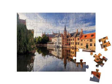 puzzleYOU Puzzle Historisches Zentrum von Brügge, Belgien, 48 Puzzleteile, puzzleYOU-Kollektionen Belgien