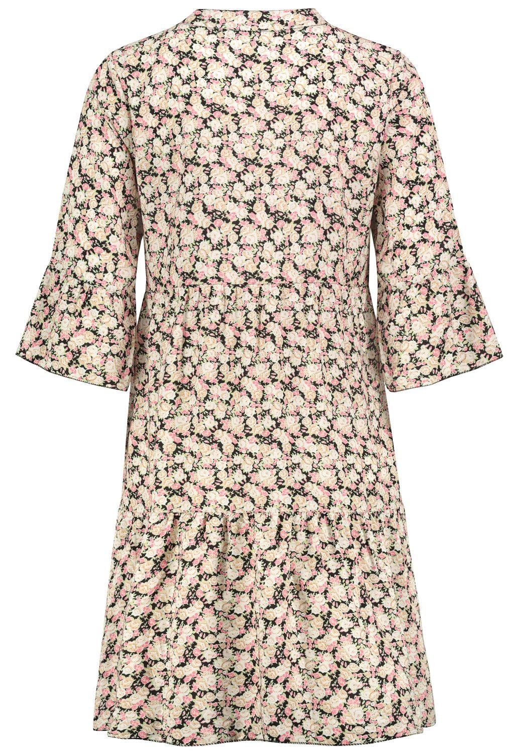 DENIMFY Sommerkleid Damen Kleid DFFrida A-Linie 3/4 Arm Freizeitkleid mit V günstig online kaufen
