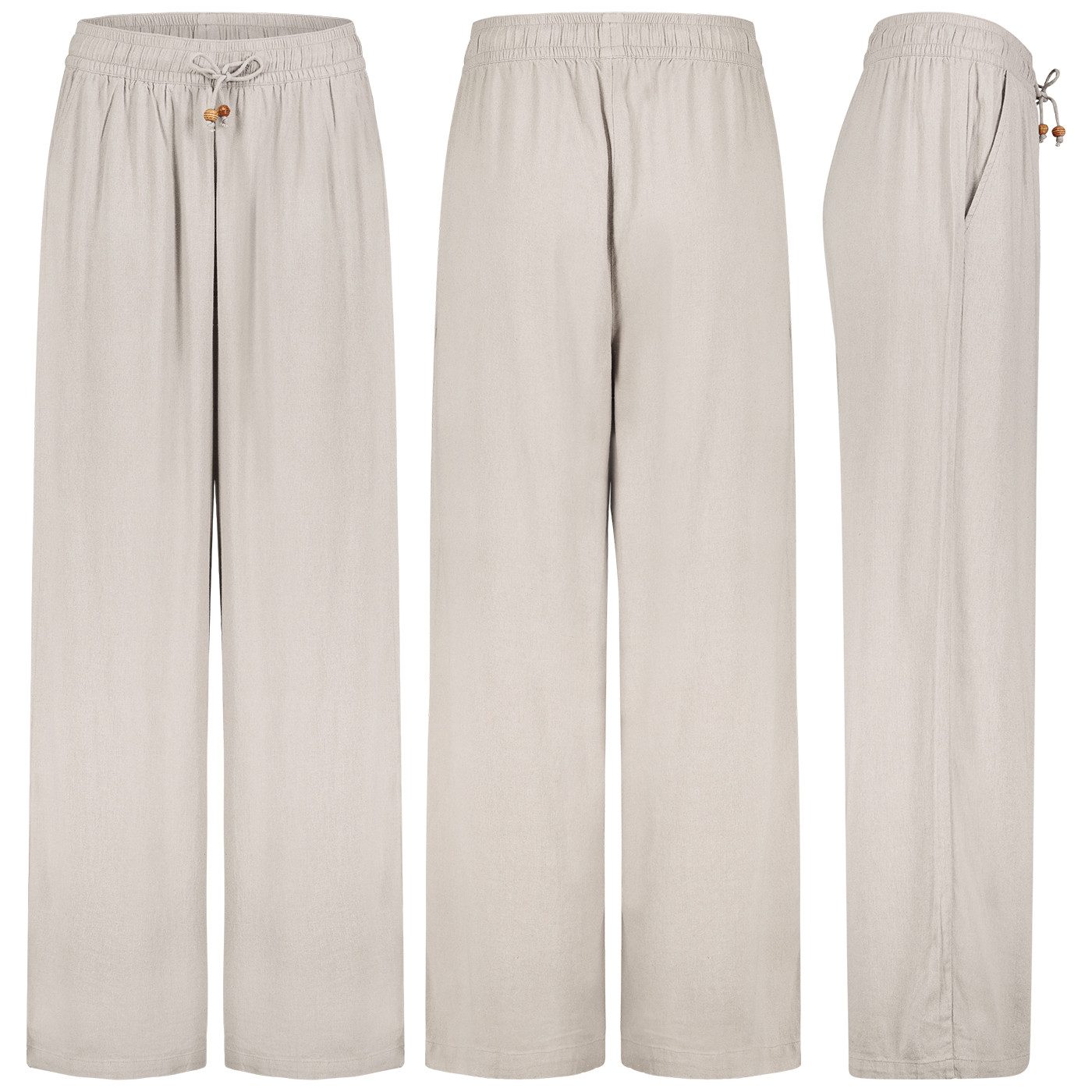 Eight2Nine Chinos Eight2nine Damen Leinen Hose Leinenhose Regular Freizeithose Sommer – Bild 2 von 5