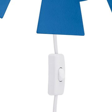 EGLO Dekolicht, Leuchtmittel nicht inklusive, Hochwertige Kinder Zimmer Wand Beleuchtung Kabel Schalter Sonne