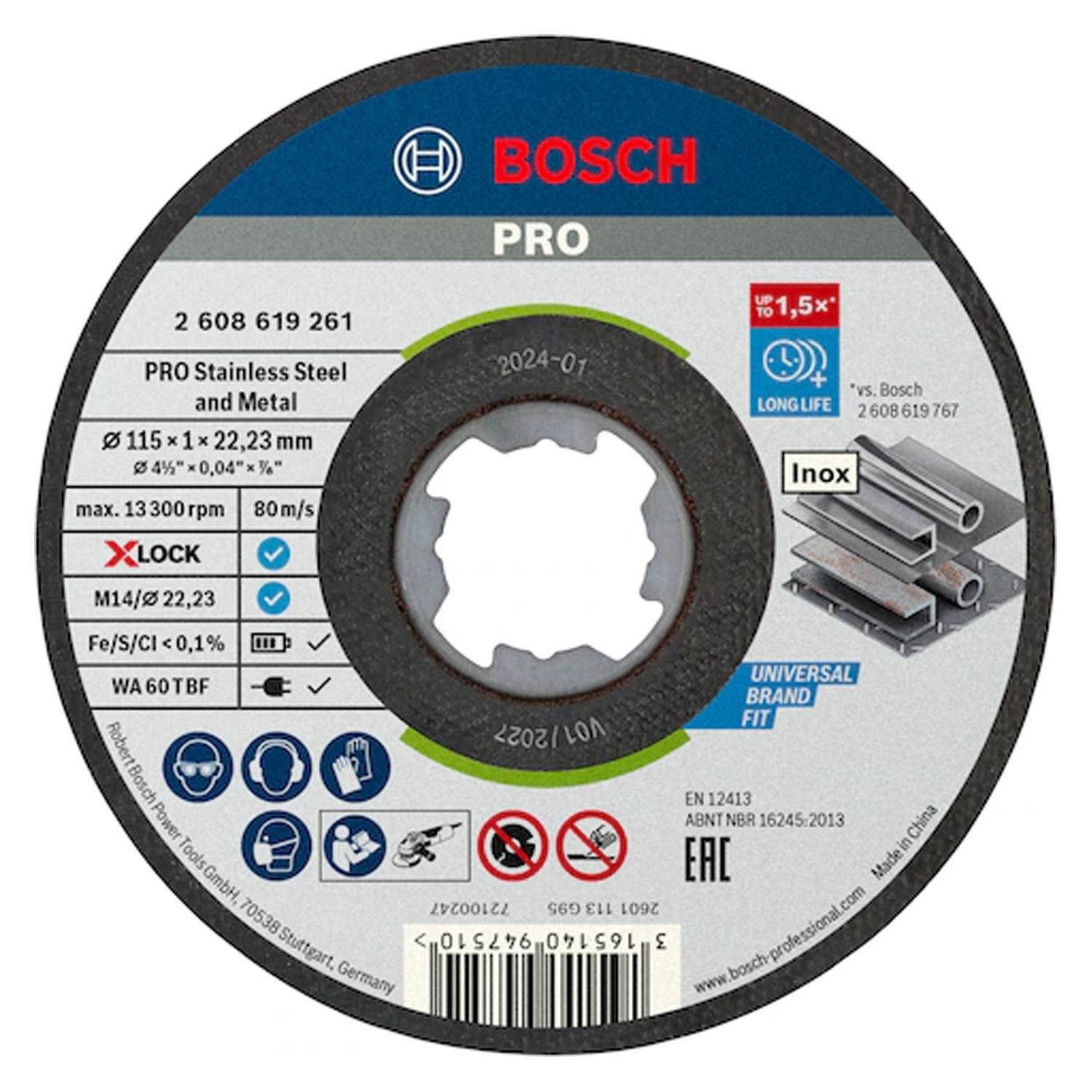 BOSCH Отрезные диски Professional Standard Trennscheibe 115mm