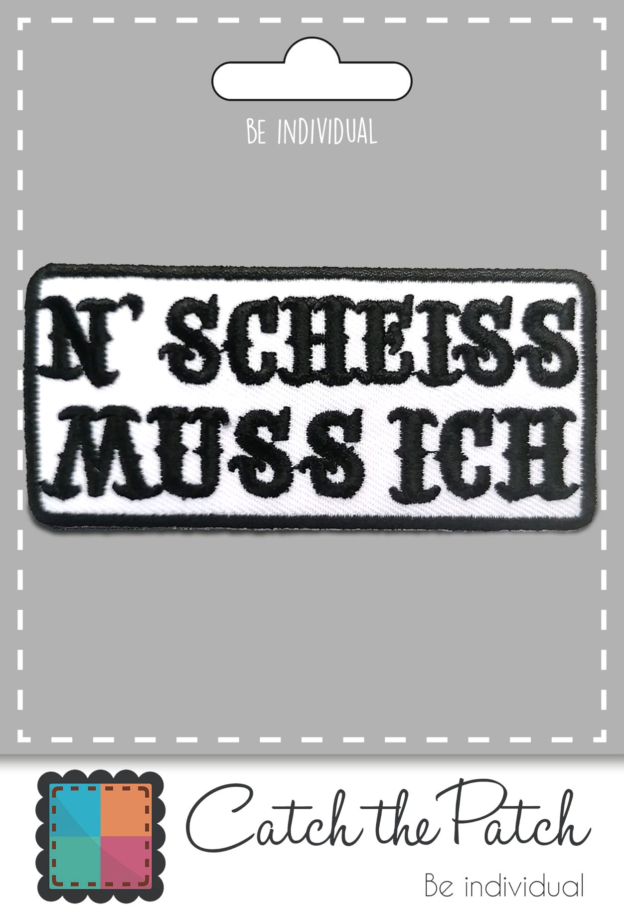Catch the Patch Aufnäher, Polyester, Für Kleidung / Jeans / Jacke / T-Shirt / Rucksack