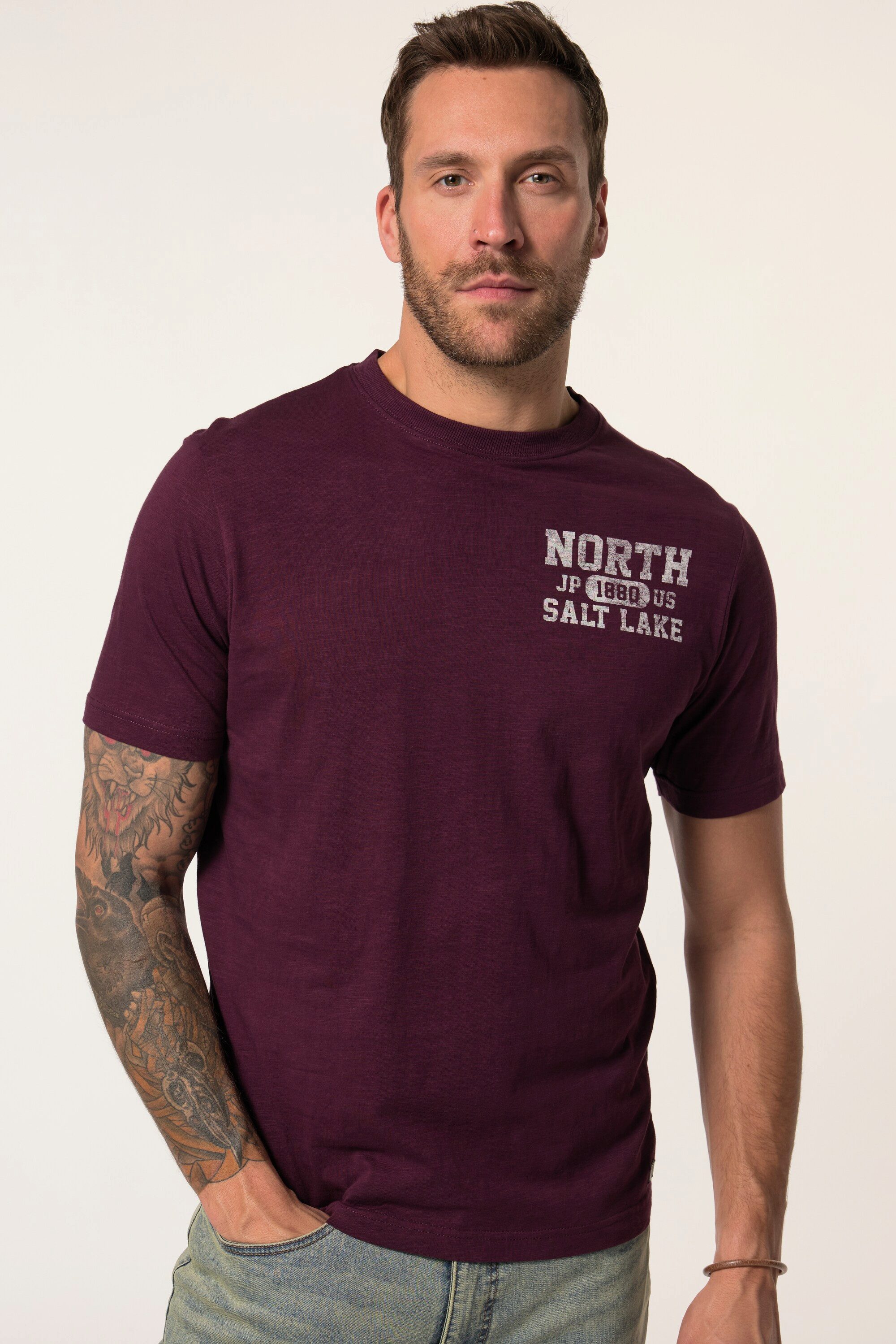 JP1880 T-Shirt JP 1880 T-Shirt Halbarm Flammjersey bis 8 XL günstig online kaufen