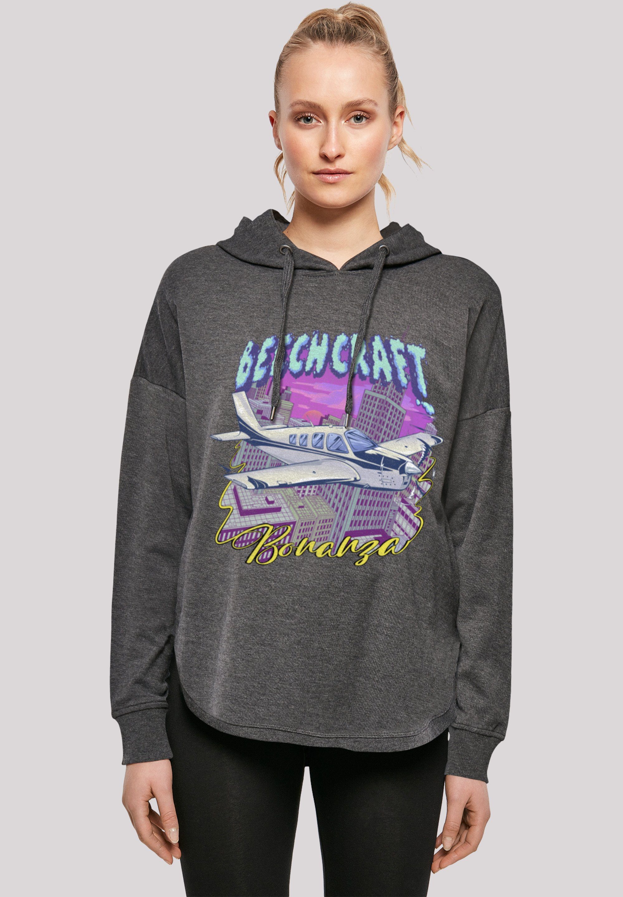 F4NT4STIC Kapuzenpullover Beech Skyline Print charcoal | Hoodies