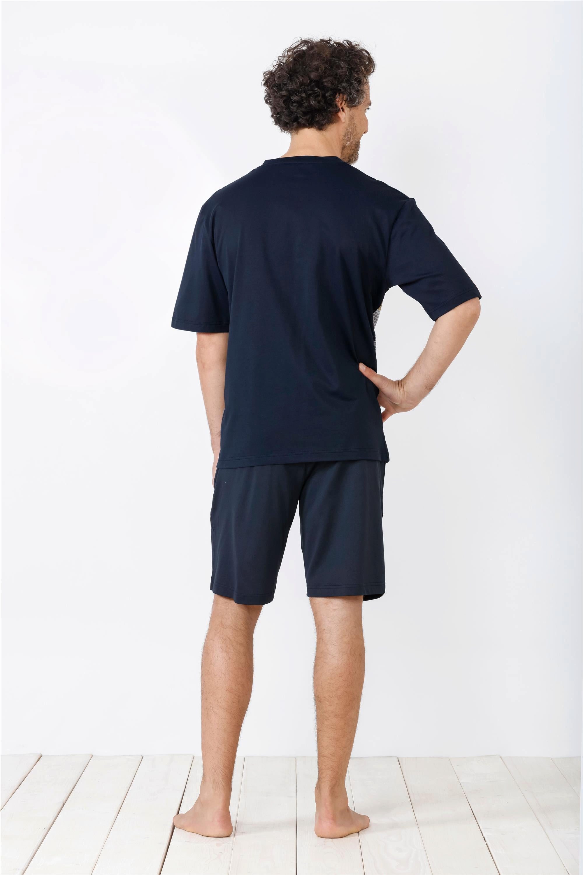 Hajo Schlafanzug Herren Bermuda-Shorty, Klima-Komfort günstig online kaufen