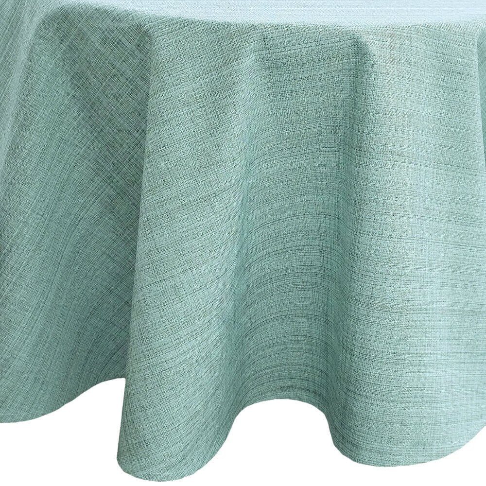 Tischdecke Outdoor Garten-Tischdecke mint-grün rund 145 cm abwaschbar