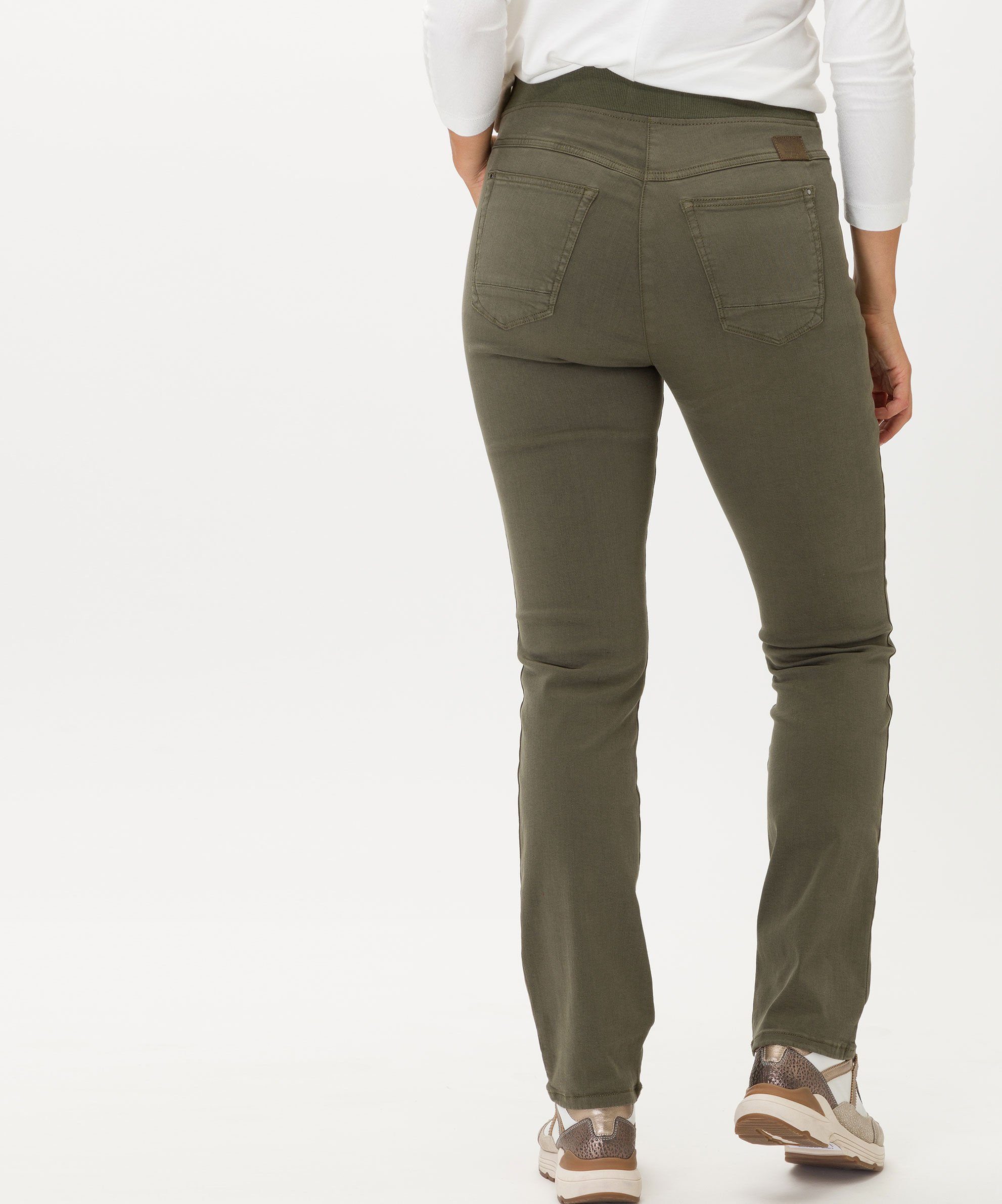 RAPHAELA by 5-Pocket-Jeans BRAX Style olive Pamina