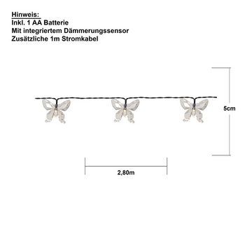 STAR TRADING LED Dekolicht Papillon, Star Trading Solar Lichterkette Papillon