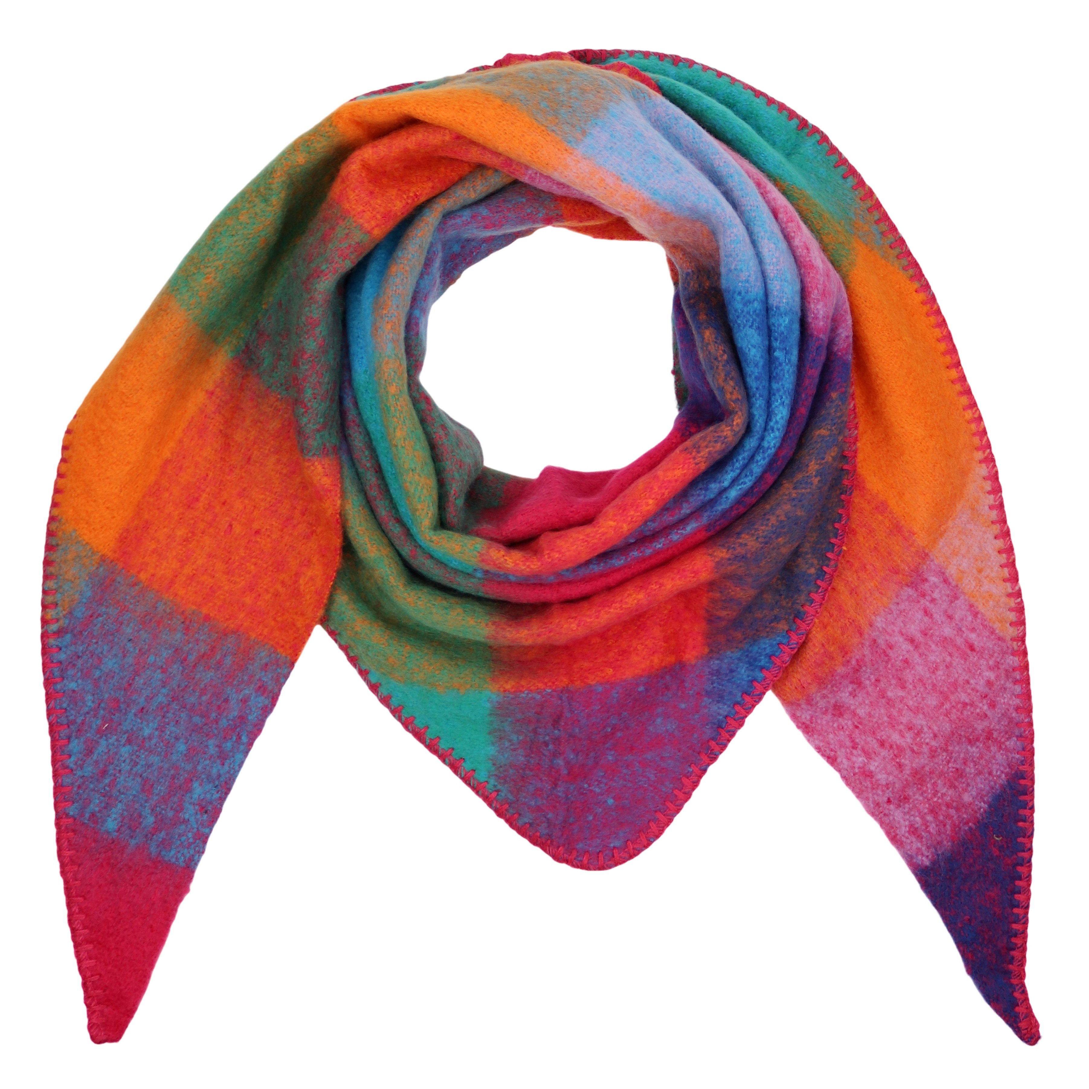 MIRROSI Dreieckstuch kuschliger und warmer Dreiecksschal ca.198x65 cm, (KAR günstig online kaufen