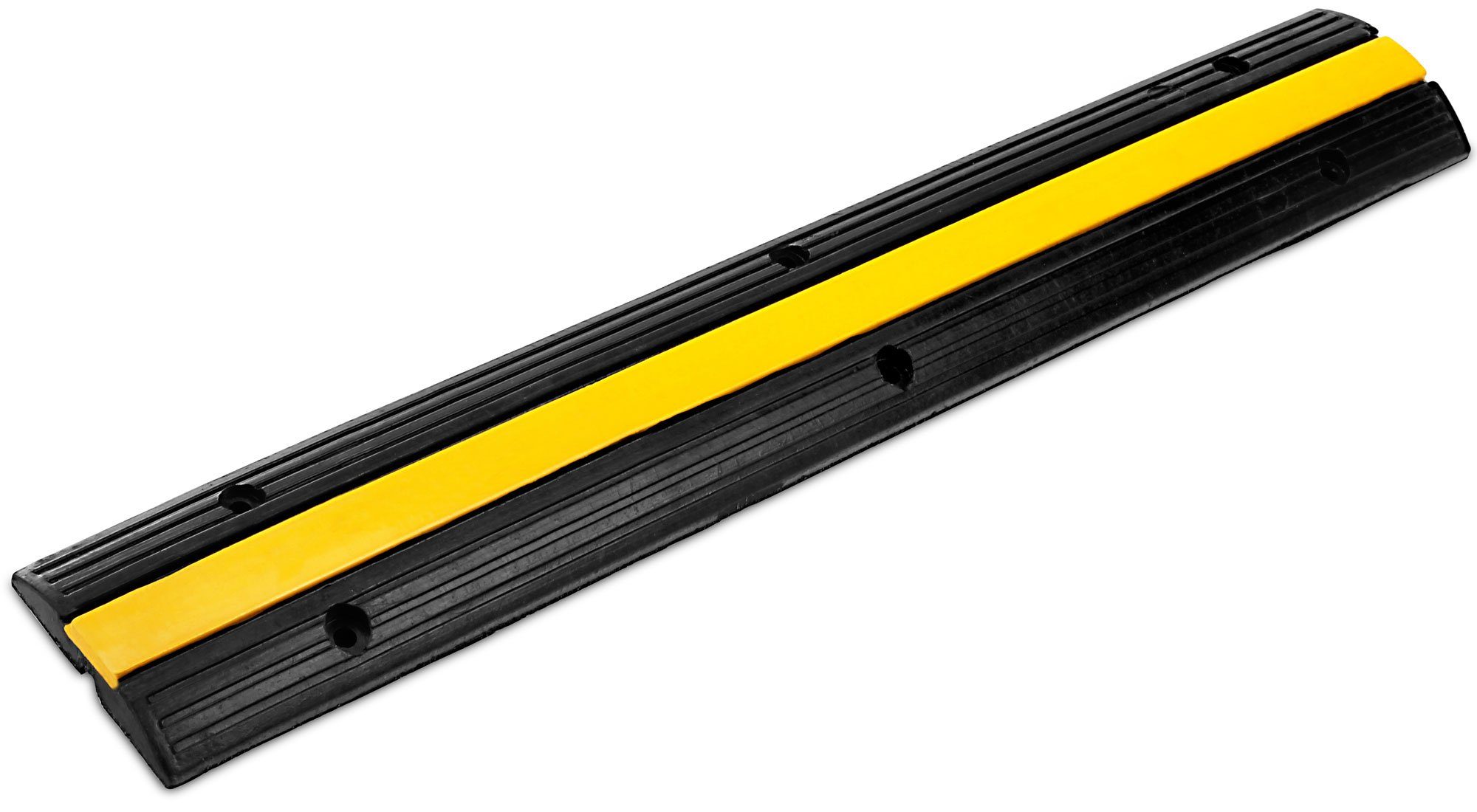 Pronomic Kabelkanal 1-100N Kabelbrücke 1-Kammer (1-St., Zusammensteckbare Kabelrampe/Überfahrschutz), Belastbar bis zu 7,5 t