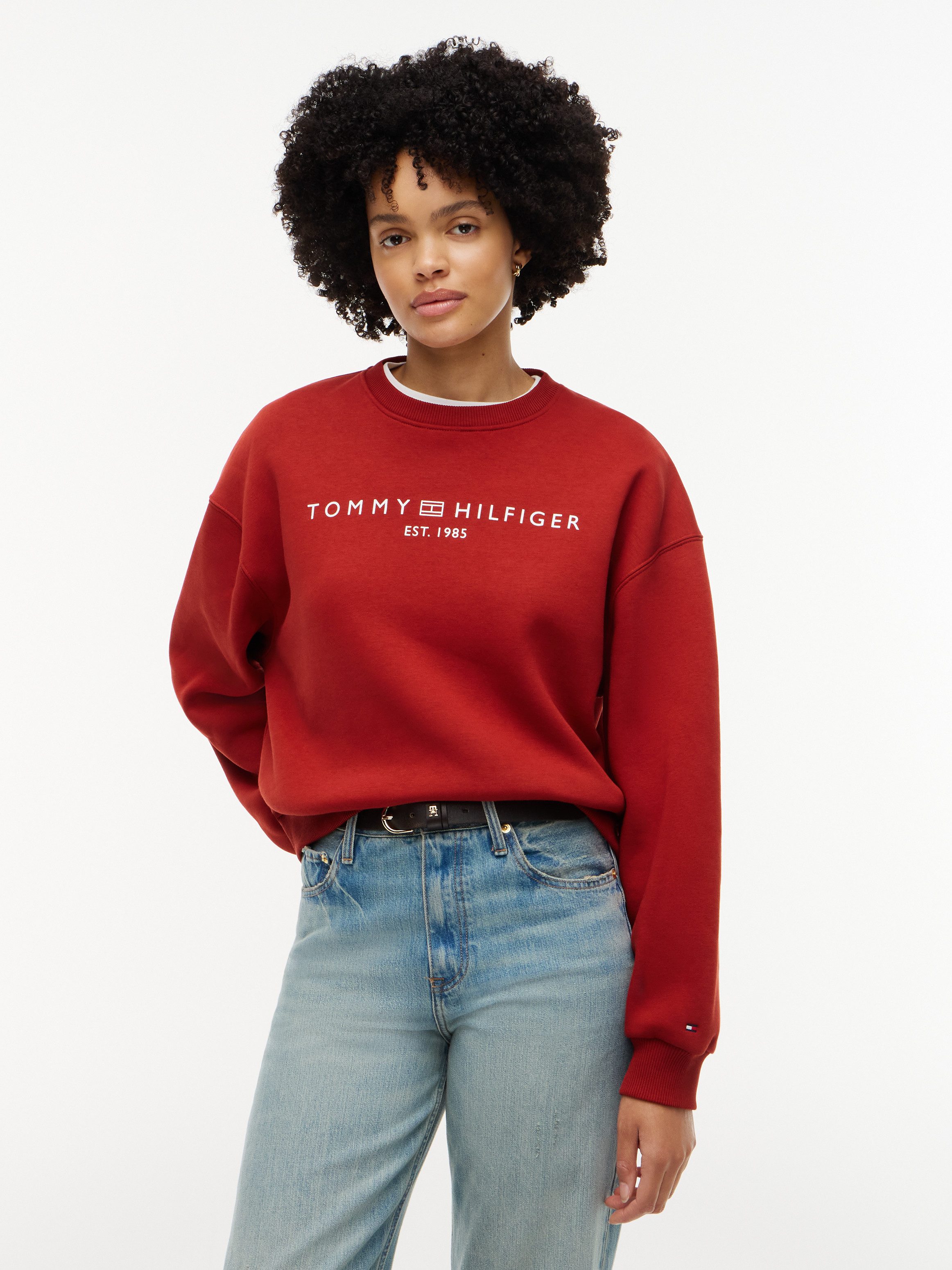 Tommy Hilfiger Sweatshirt EXT CORP LOGO Baumwollmischung