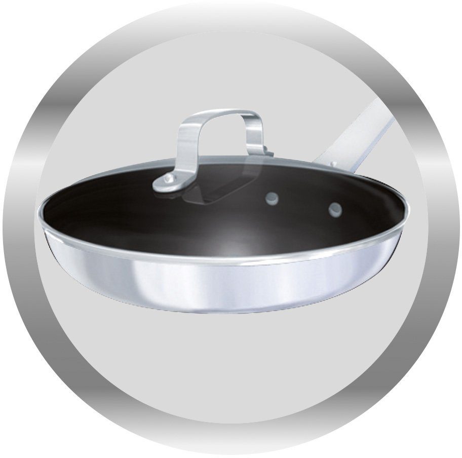 Tefal Deckel Jamie Oliver B89987, Ø 28 cm, Dampfauslass, Überlaufschutz