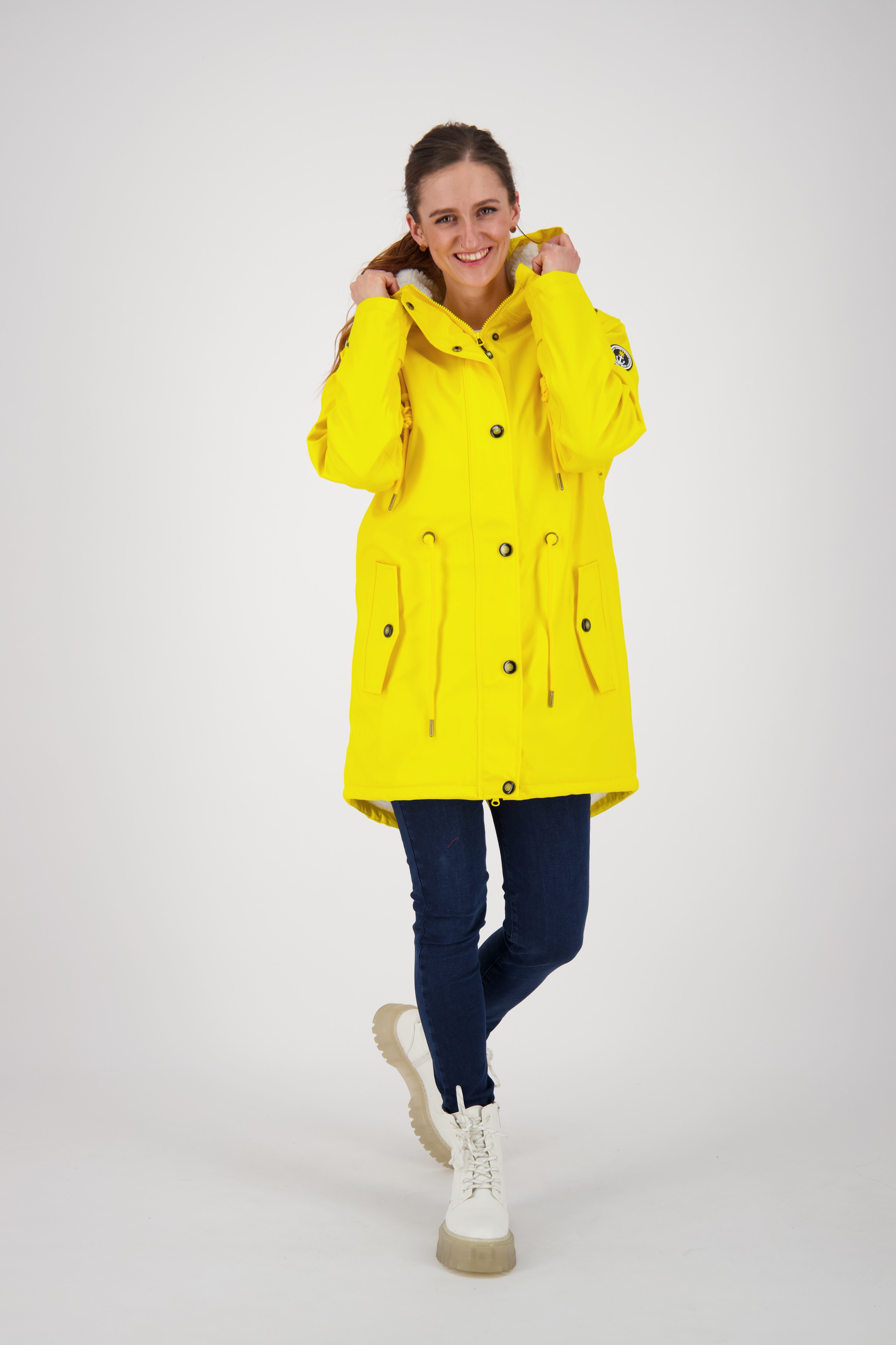DEPROC Active Regenjacke Regenjacke & Größen yellow erhältlich Longjacket #ankergluttraum auch WOMEN Großen CS in NEW ANKERGLUT
