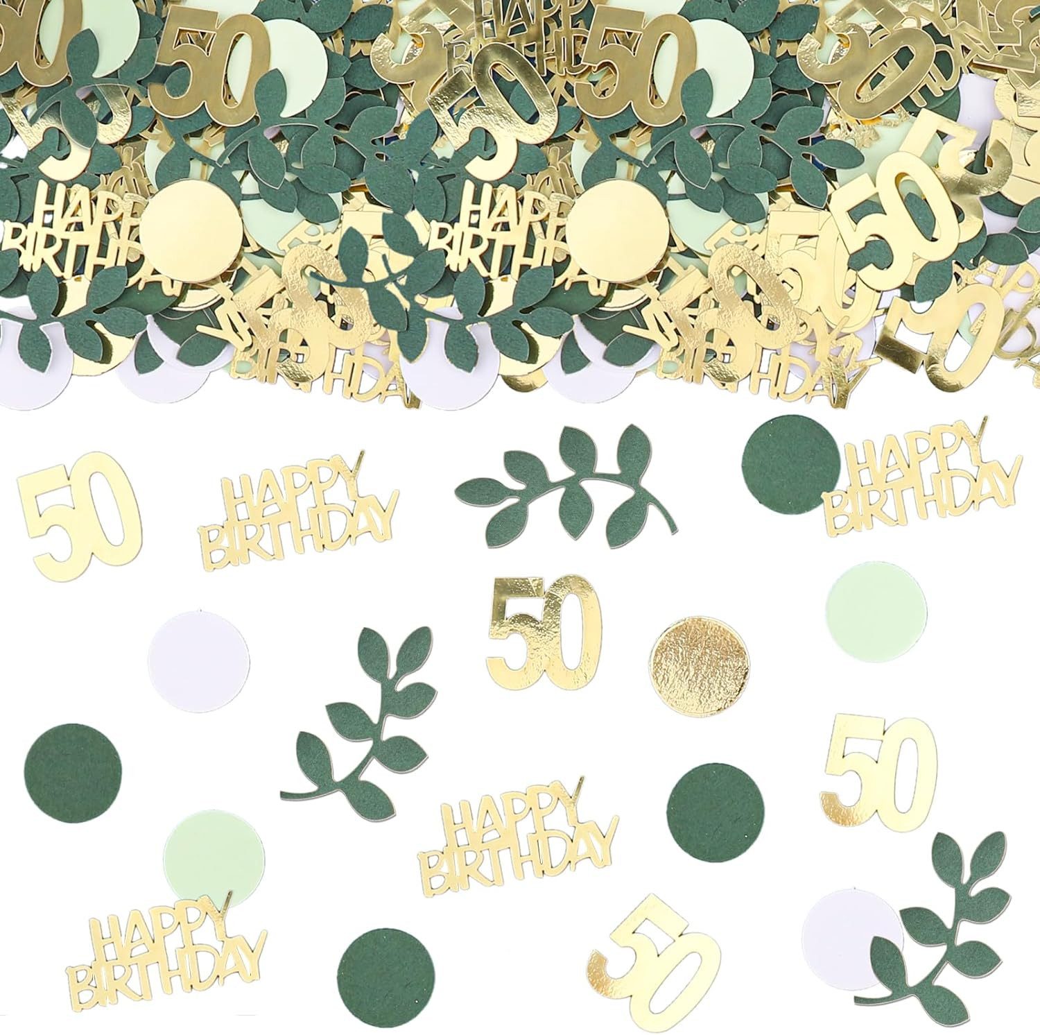3-teiliges Deko-Set '40. Geburtstag' – Marineblaue & Goldene Wimpelkette, 12 Flaggen Pro Kette