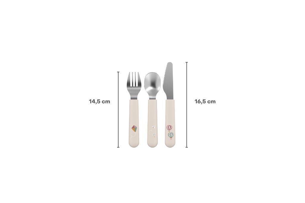 Mepal Kinderbesteck Mepal Mio Kinderbesteck 3-teiliges Set - Little Farm